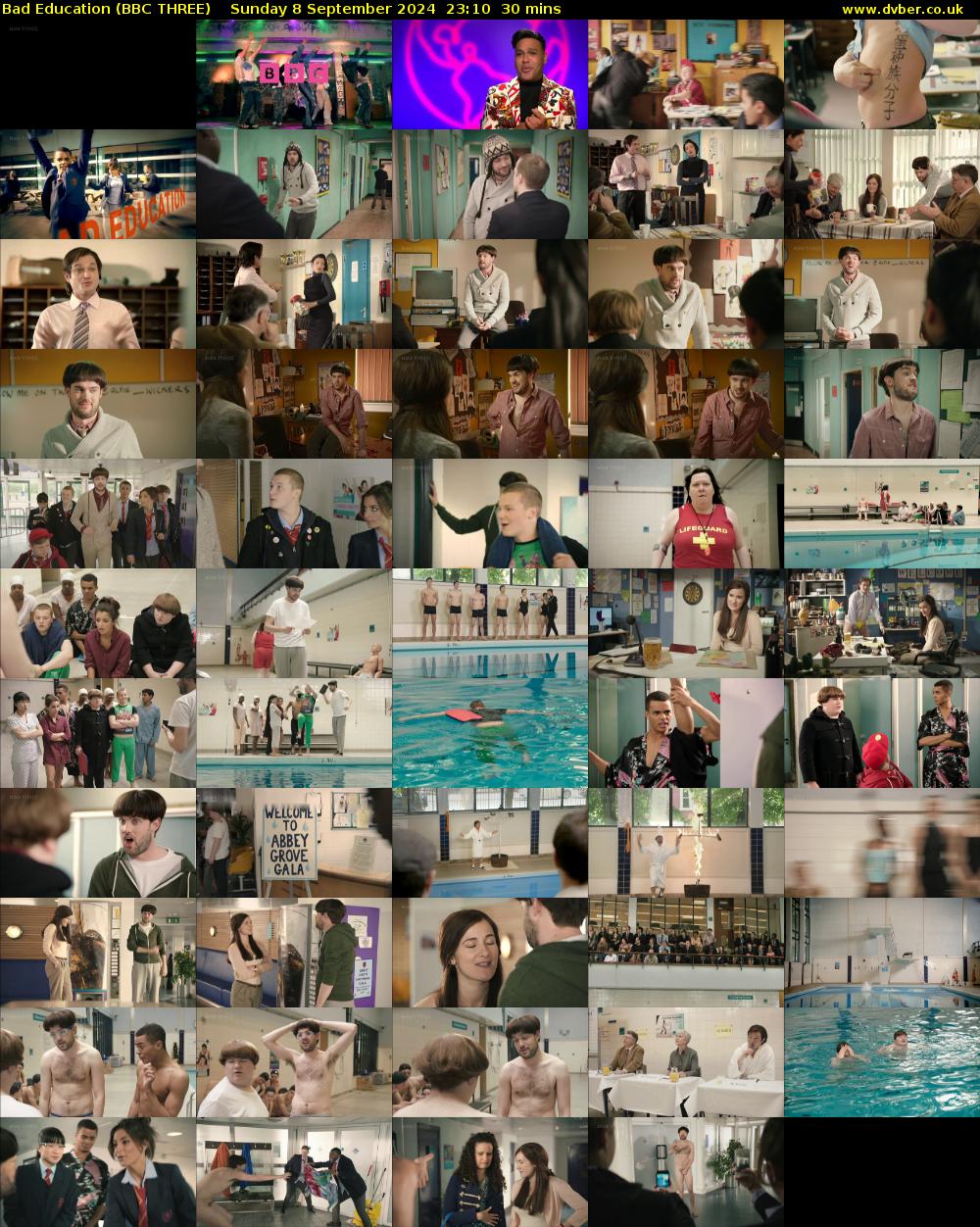 Bad Education (BBC THREE) Sunday 8 September 2024 23:10 - 23:40