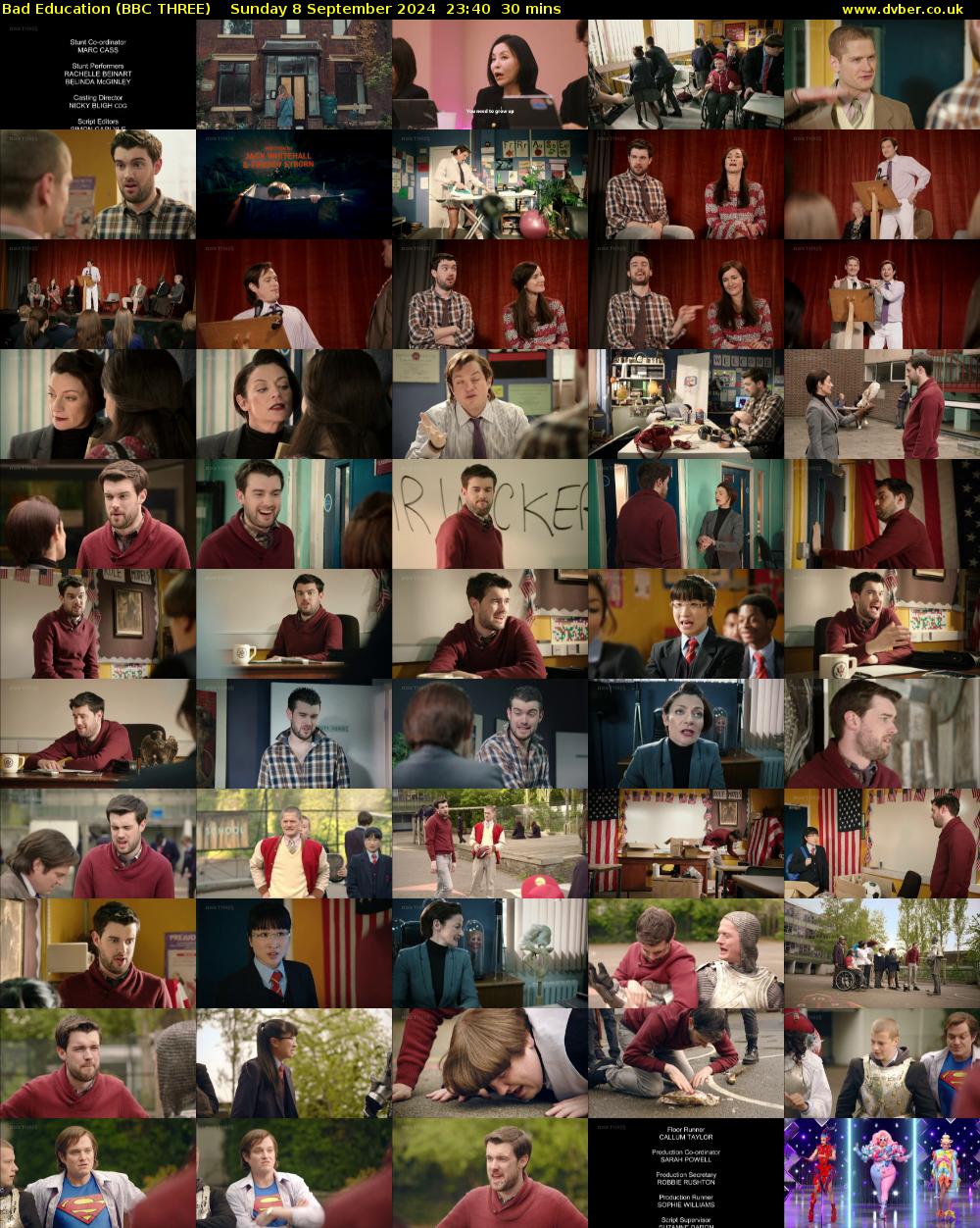 Bad Education (BBC THREE) Sunday 8 September 2024 23:40 - 00:10
