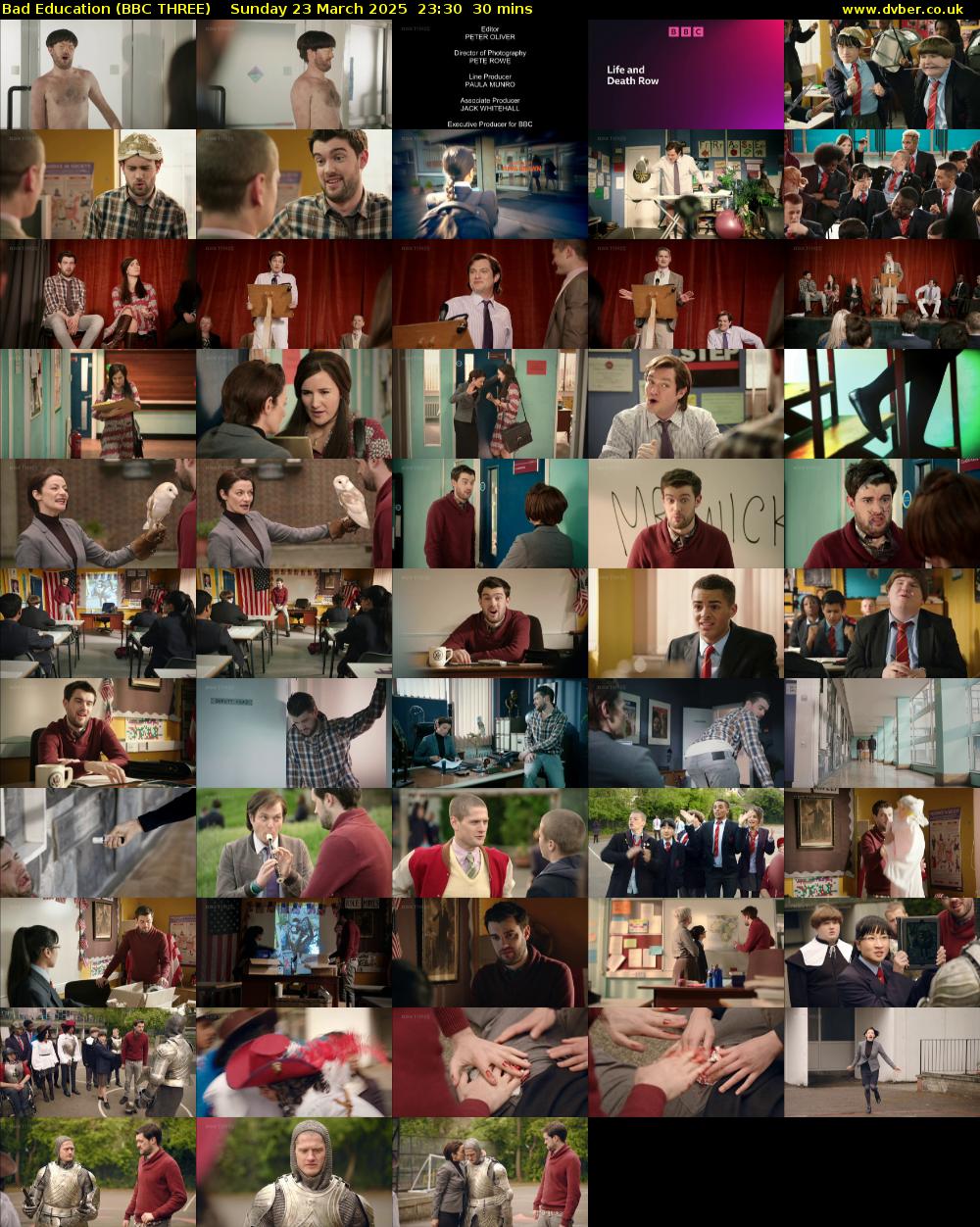 Bad Education (BBC THREE) Sunday 23 March 2025 23:30 - 00:00