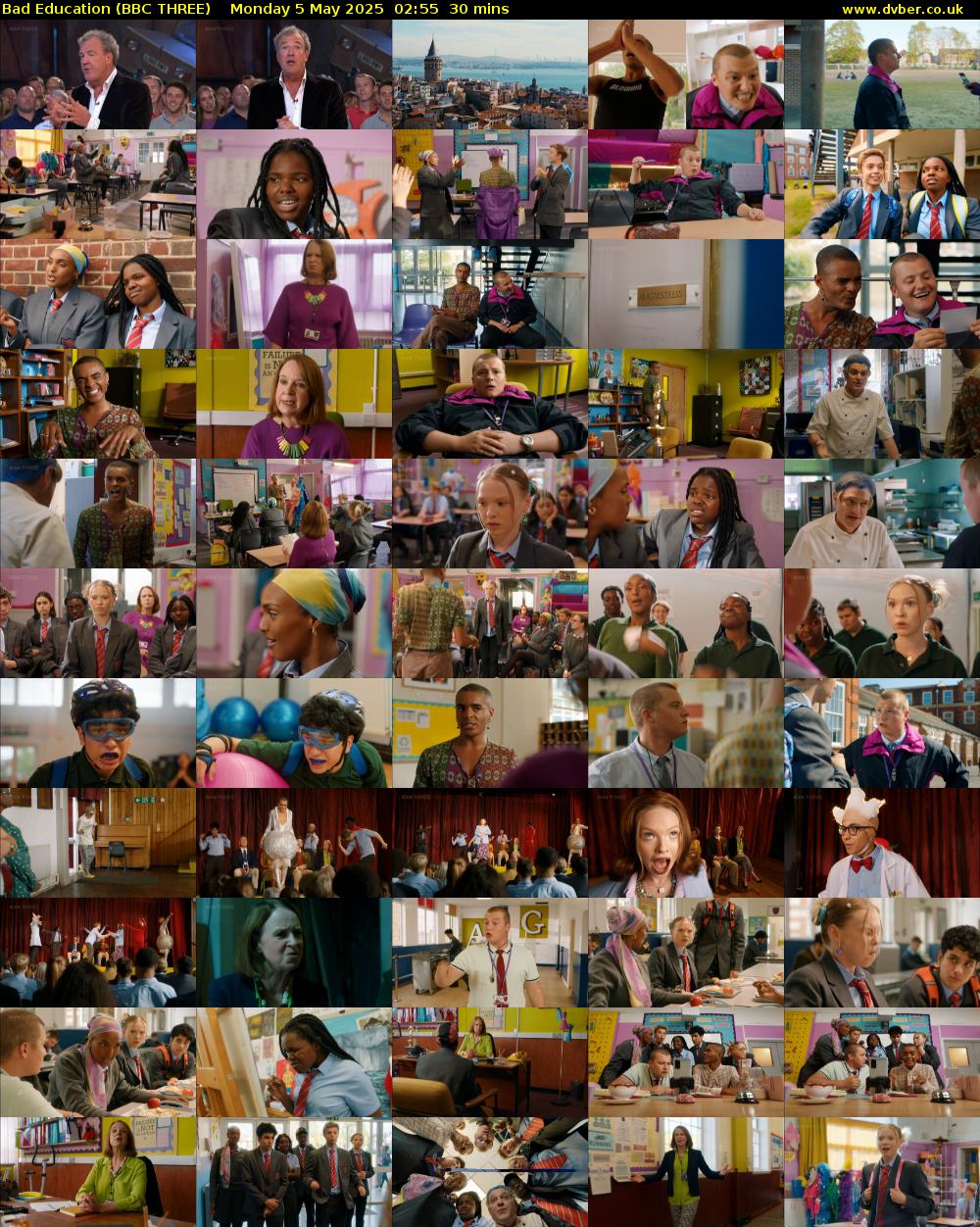 Bad Education (BBC THREE) Monday 5 May 2025 02:55 - 03:25