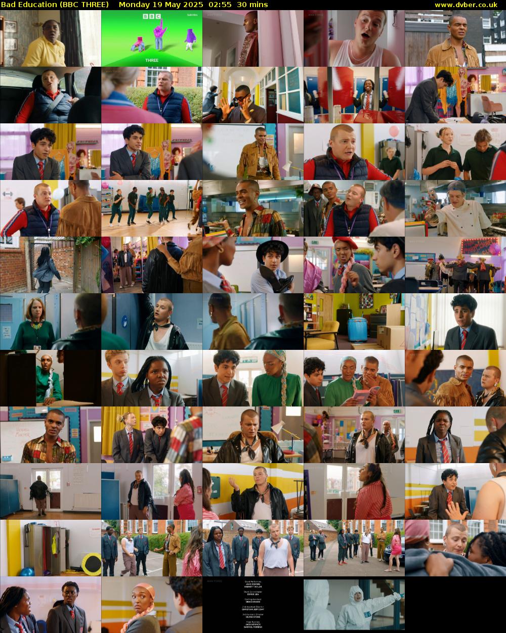 Bad Education (BBC THREE) Monday 19 May 2025 02:55 - 03:25
