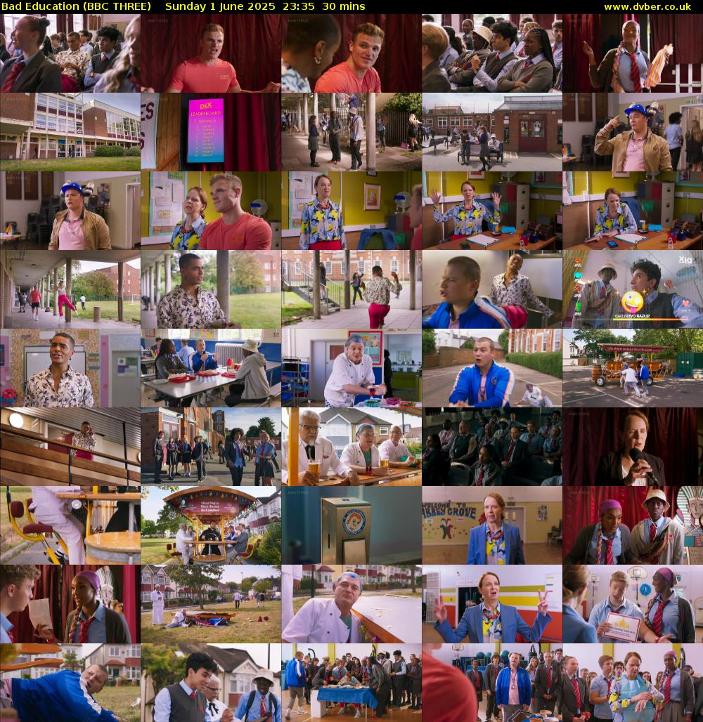 Bad Education (BBC THREE) Sunday 1 June 2025 23:35 - 00:05