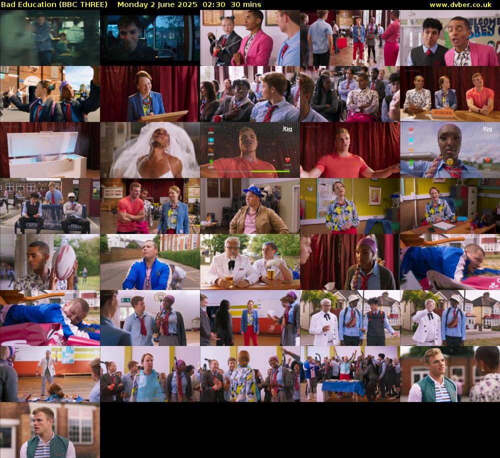 Bad Education (BBC THREE) Monday 2 June 2025 02:30 - 03:00