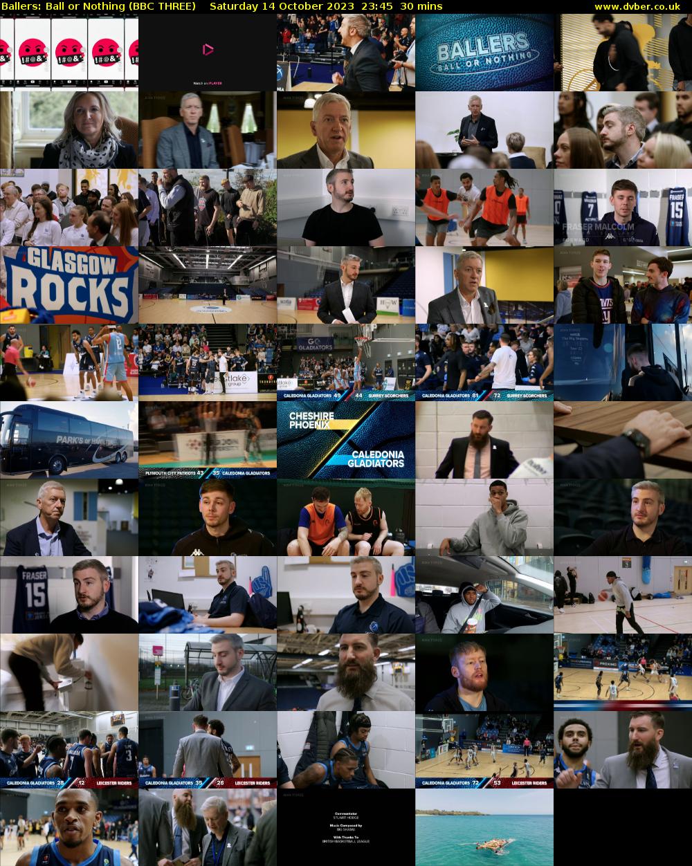 Ballers: Ball or Nothing (BBC THREE) Saturday 14 October 2023 23:45 - 00:15
