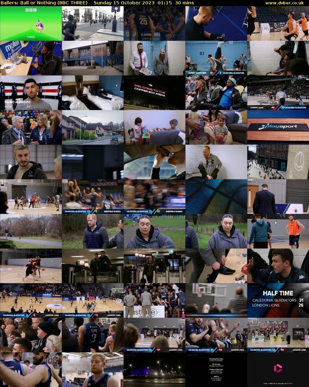 Ballers: Ball or Nothing (BBC THREE) Sunday 15 October 2023 01:15 - 01:45