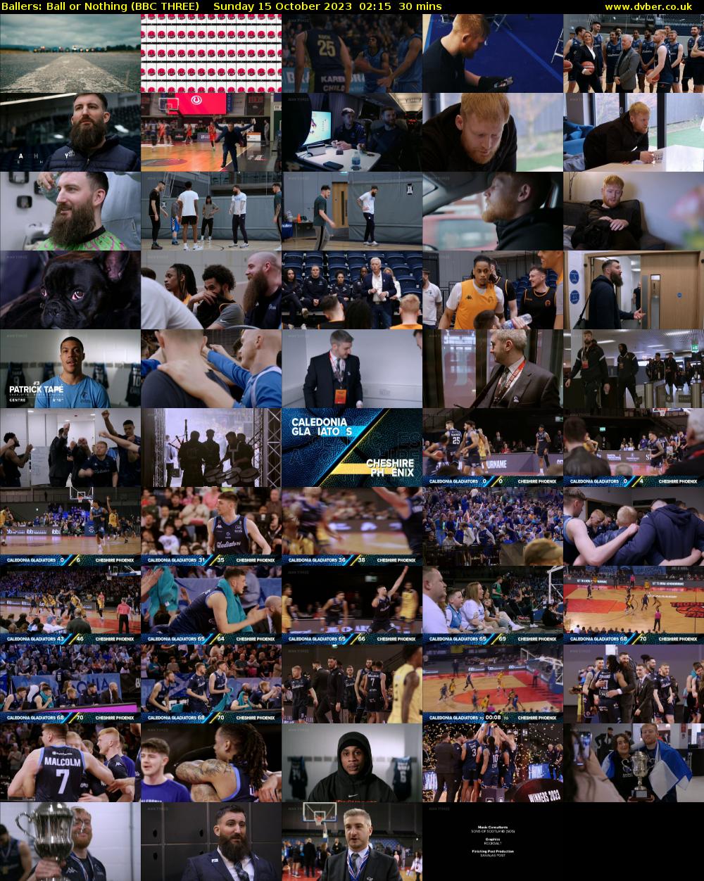 Ballers: Ball or Nothing (BBC THREE) Sunday 15 October 2023 02:15 - 02:45