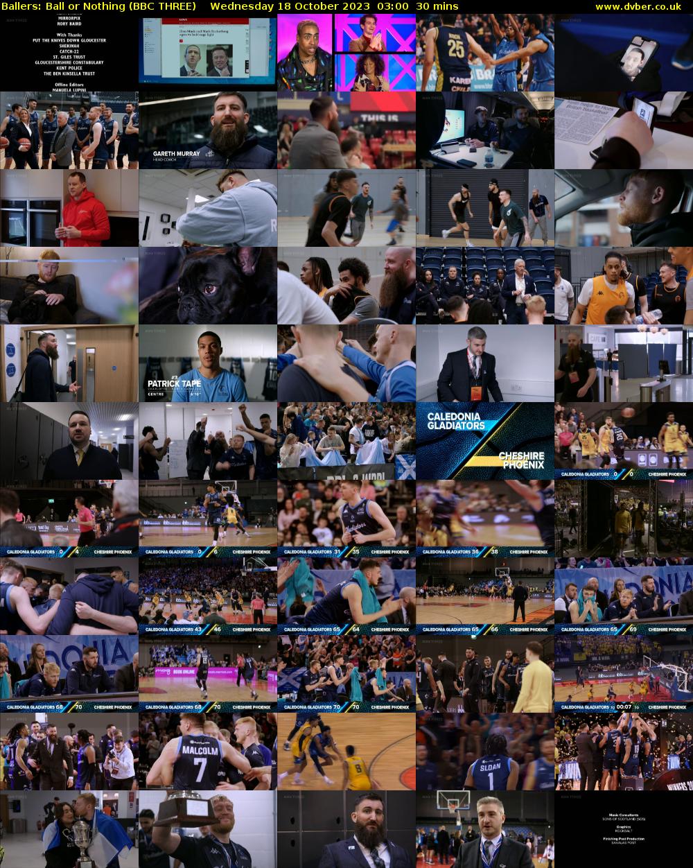 Ballers: Ball or Nothing (BBC THREE) Wednesday 18 October 2023 03:00 - 03:30
