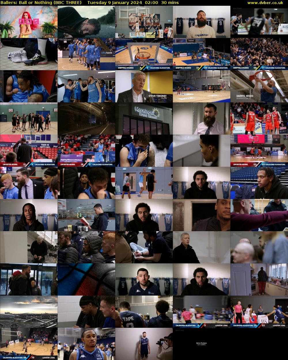 Ballers: Ball or Nothing (BBC THREE) Tuesday 9 January 2024 02:00 - 02:30