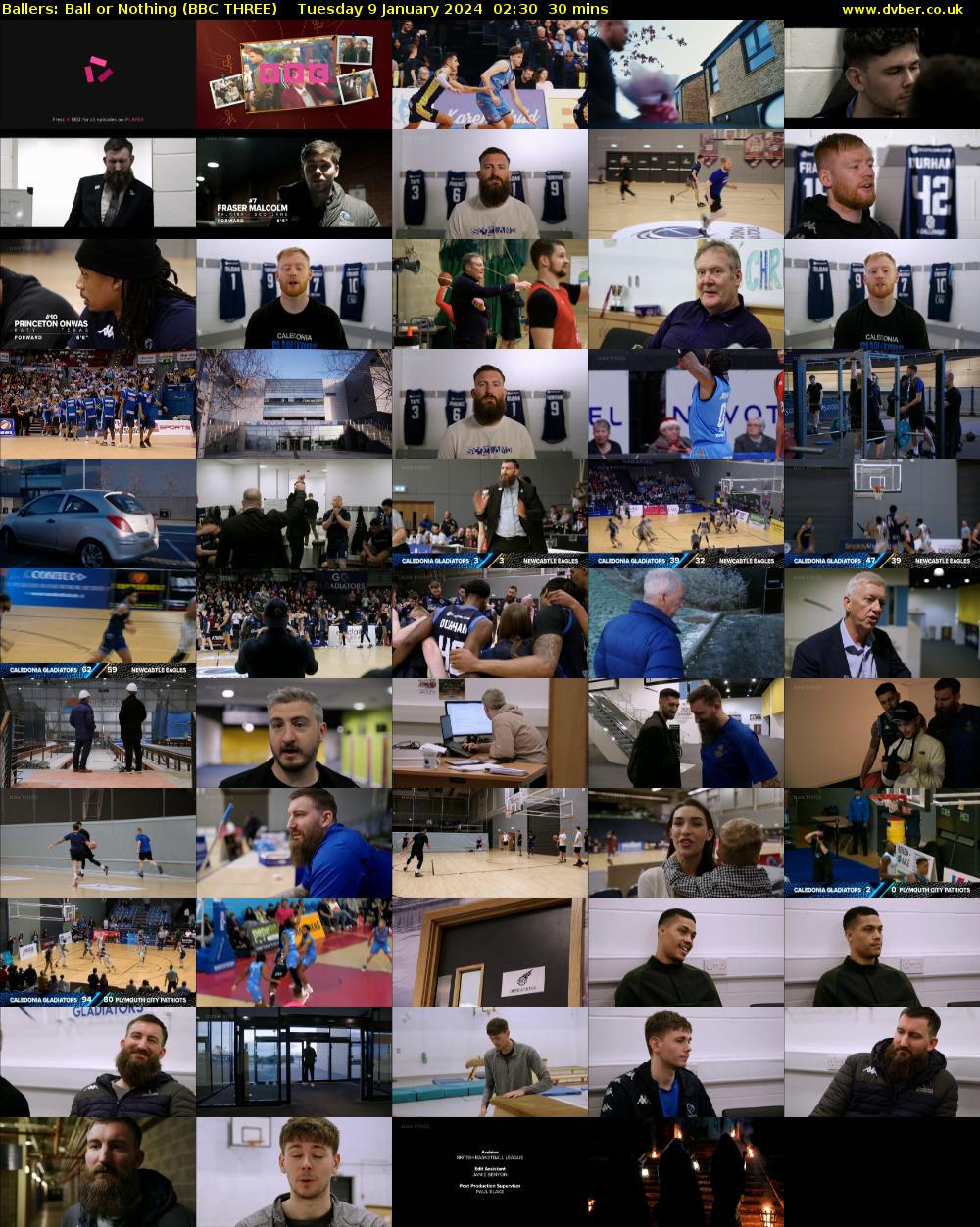 Ballers: Ball or Nothing (BBC THREE) Tuesday 9 January 2024 02:30 - 03:00