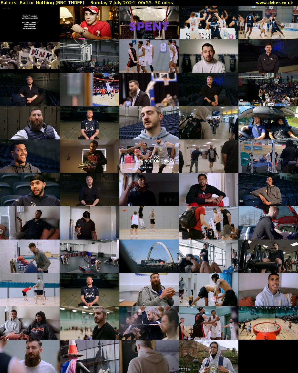Ballers: Ball or Nothing (BBC THREE) Sunday 7 July 2024 00:55 - 01:25