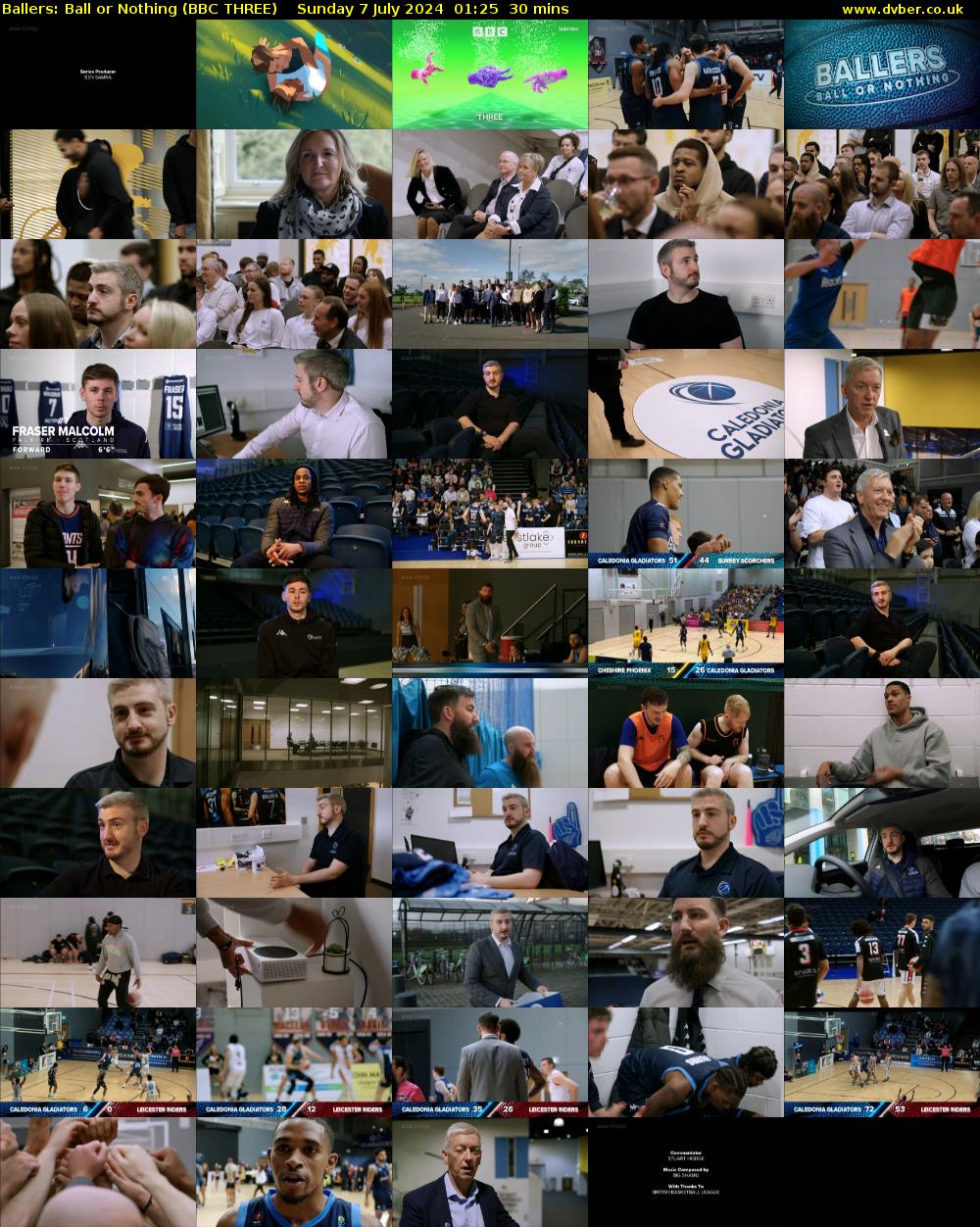Ballers: Ball or Nothing (BBC THREE) Sunday 7 July 2024 01:25 - 01:55