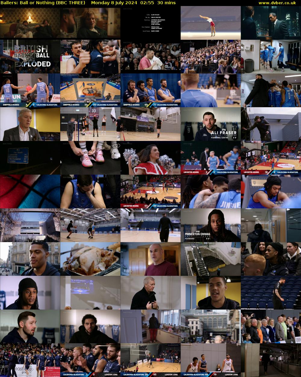Ballers: Ball or Nothing (BBC THREE) Monday 8 July 2024 02:55 - 03:25