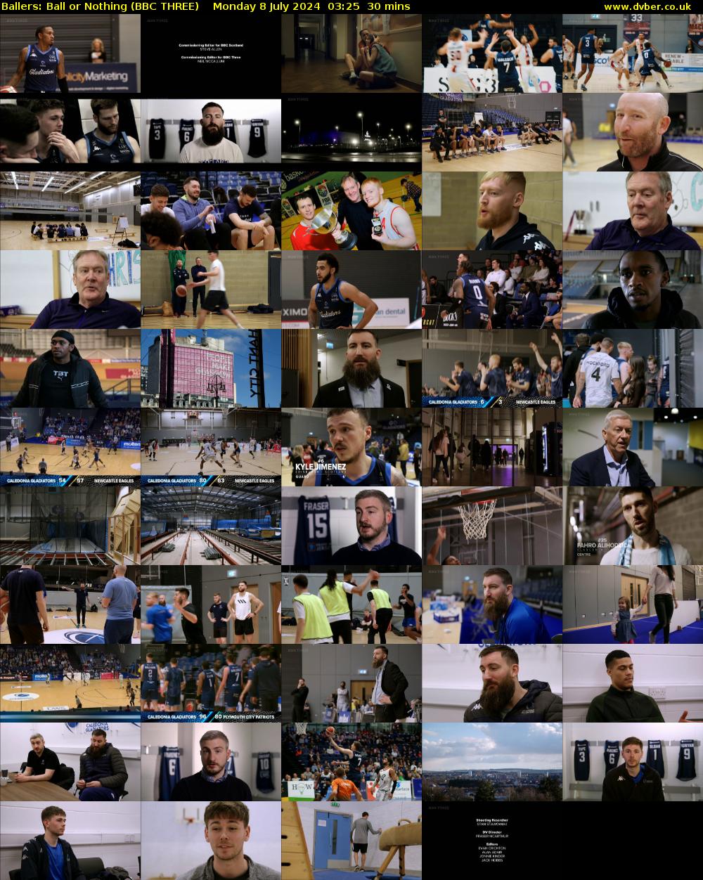 Ballers: Ball or Nothing (BBC THREE) Monday 8 July 2024 03:25 - 03:55