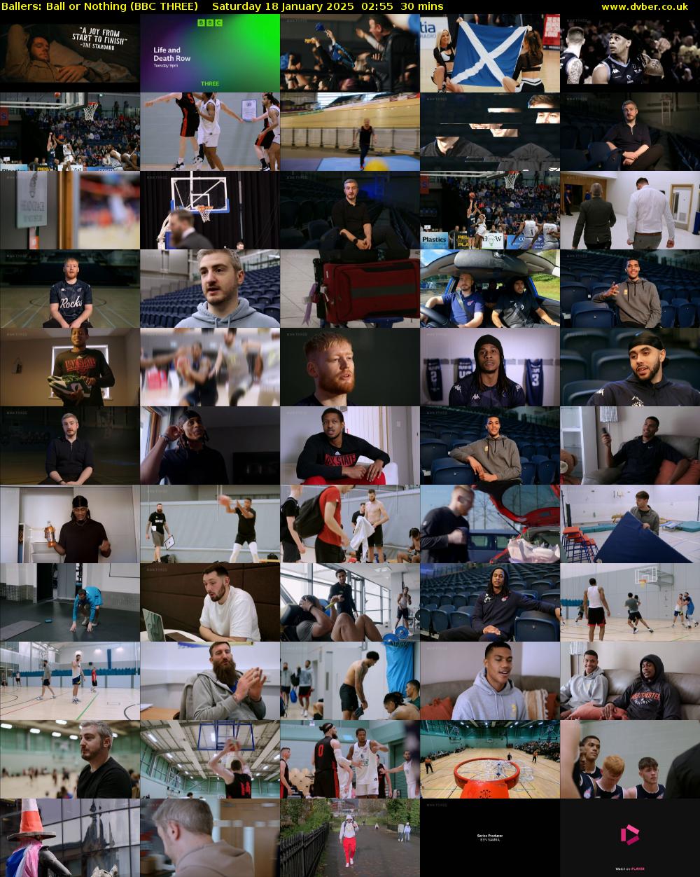 Ballers: Ball or Nothing (BBC THREE) Saturday 18 January 2025 02:55 - 03:25