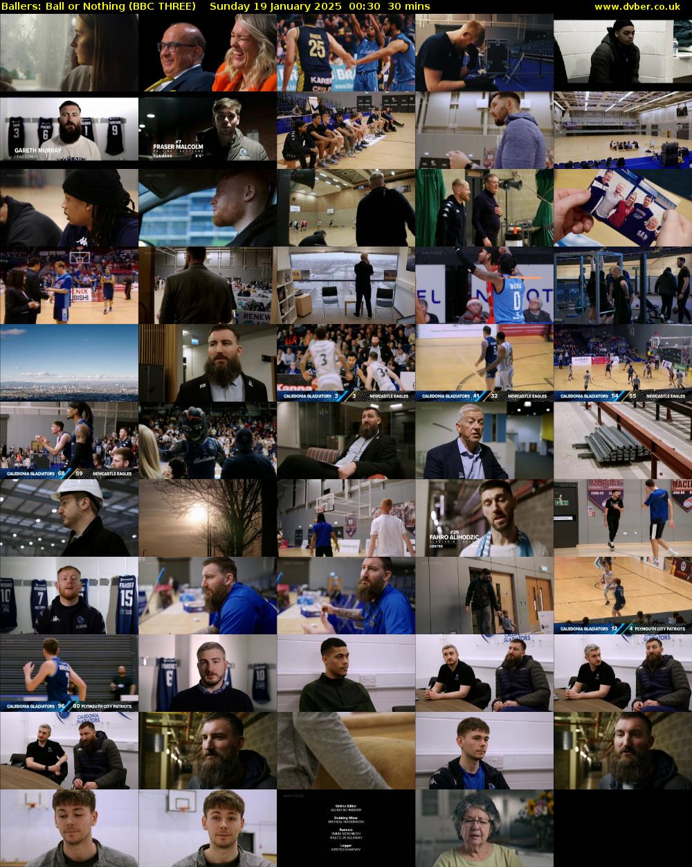 Ballers: Ball or Nothing (BBC THREE) Sunday 19 January 2025 00:30 - 01:00