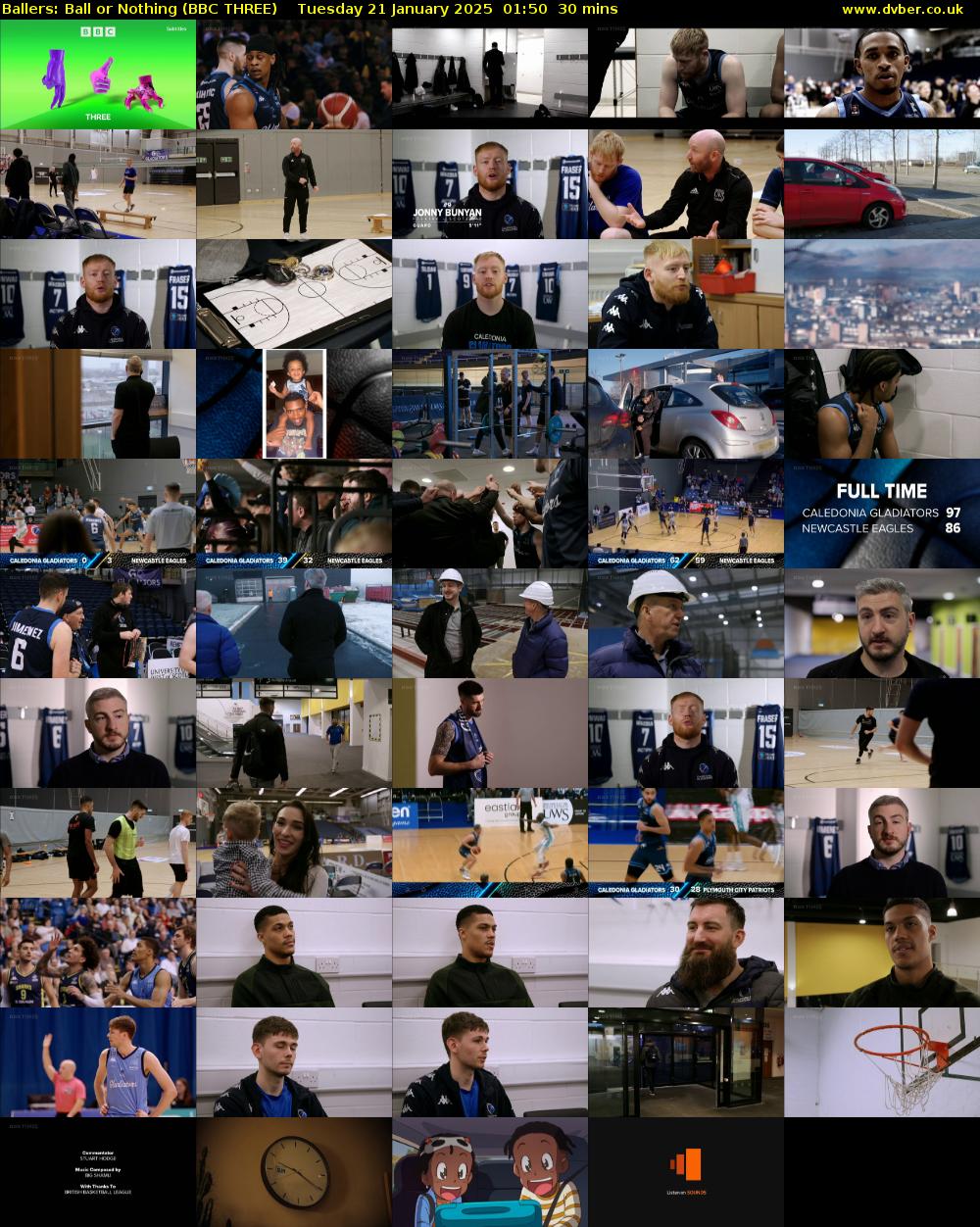 Ballers: Ball or Nothing (BBC THREE) Tuesday 21 January 2025 01:50 - 02:20