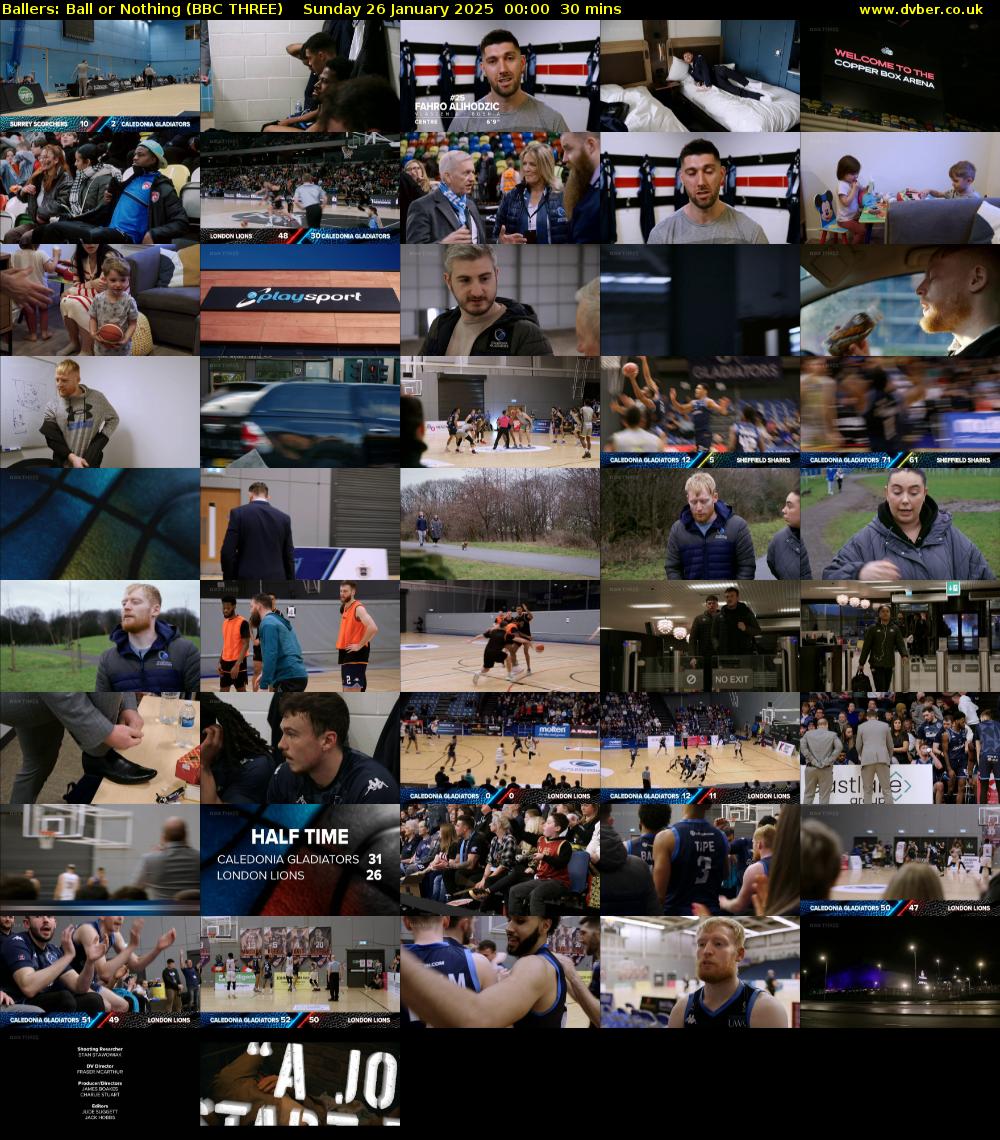 Ballers: Ball or Nothing (BBC THREE) Sunday 26 January 2025 00:00 - 00:30