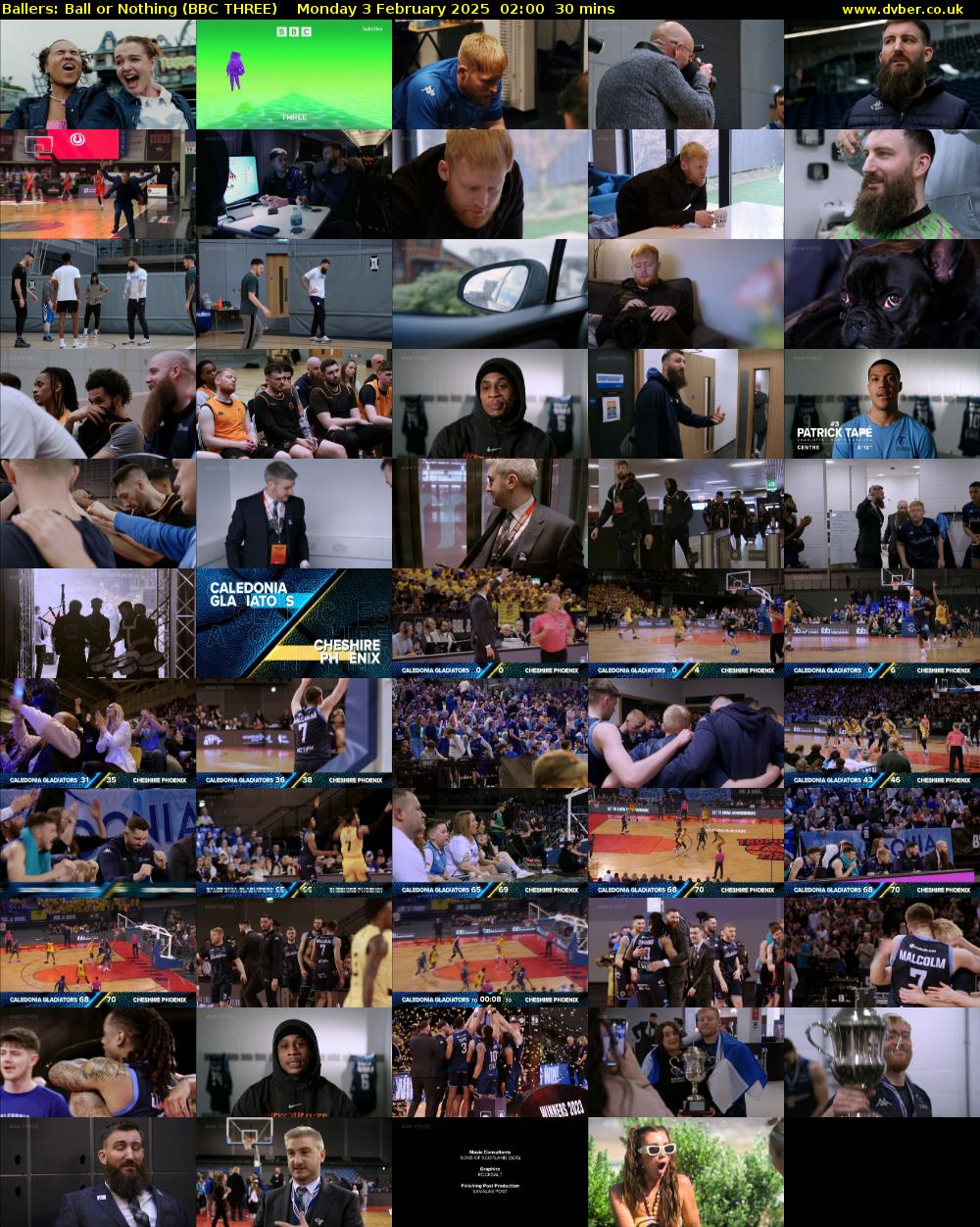 Ballers: Ball or Nothing (BBC THREE) Monday 3 February 2025 02:00 - 02:30