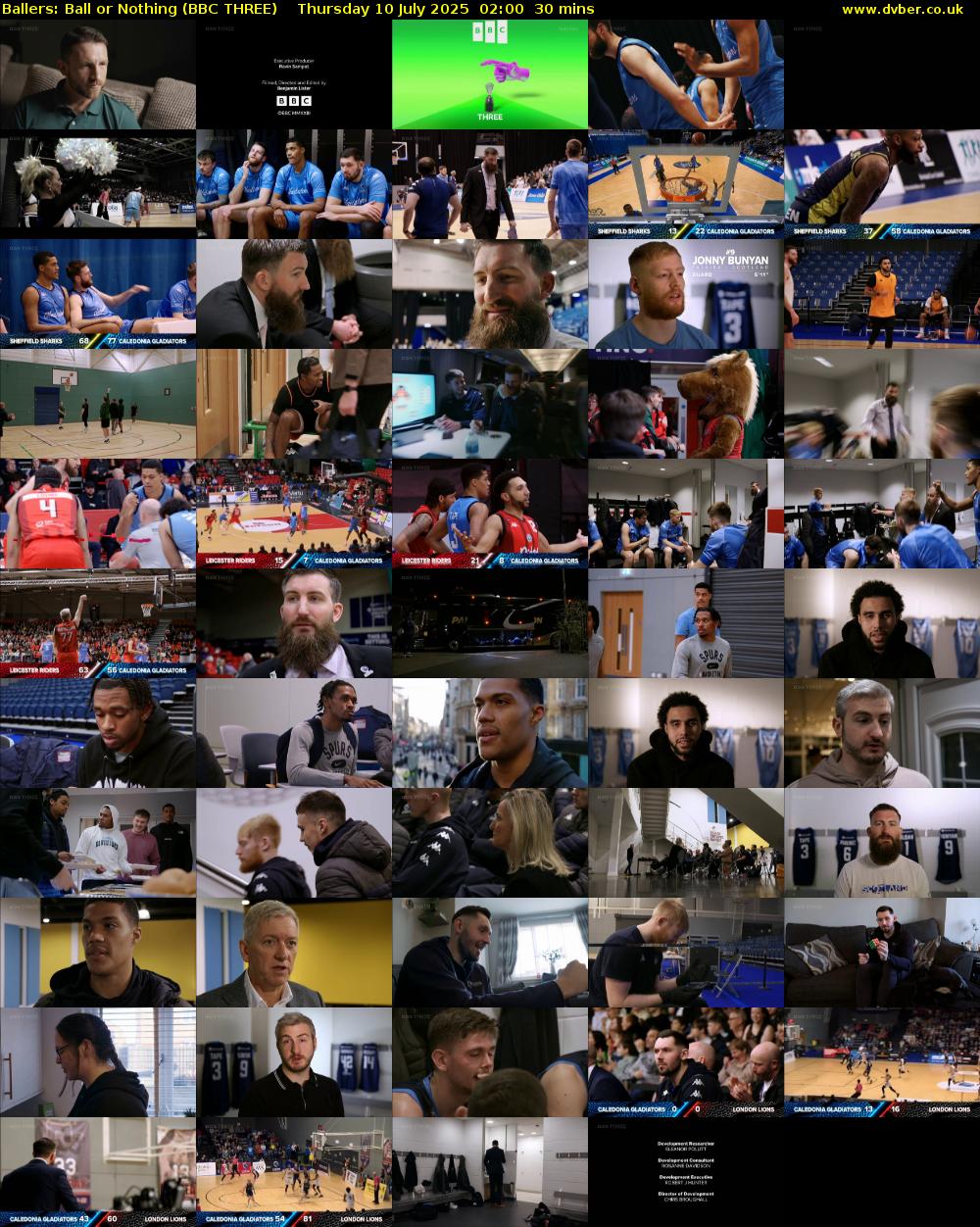 Ballers: Ball or Nothing (BBC THREE) Thursday 10 July 2025 02:00 - 02:30