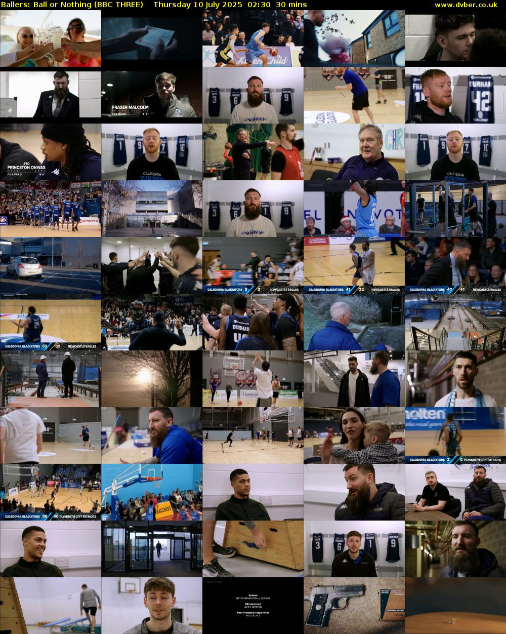 Ballers: Ball or Nothing (BBC THREE) Thursday 10 July 2025 02:30 - 03:00