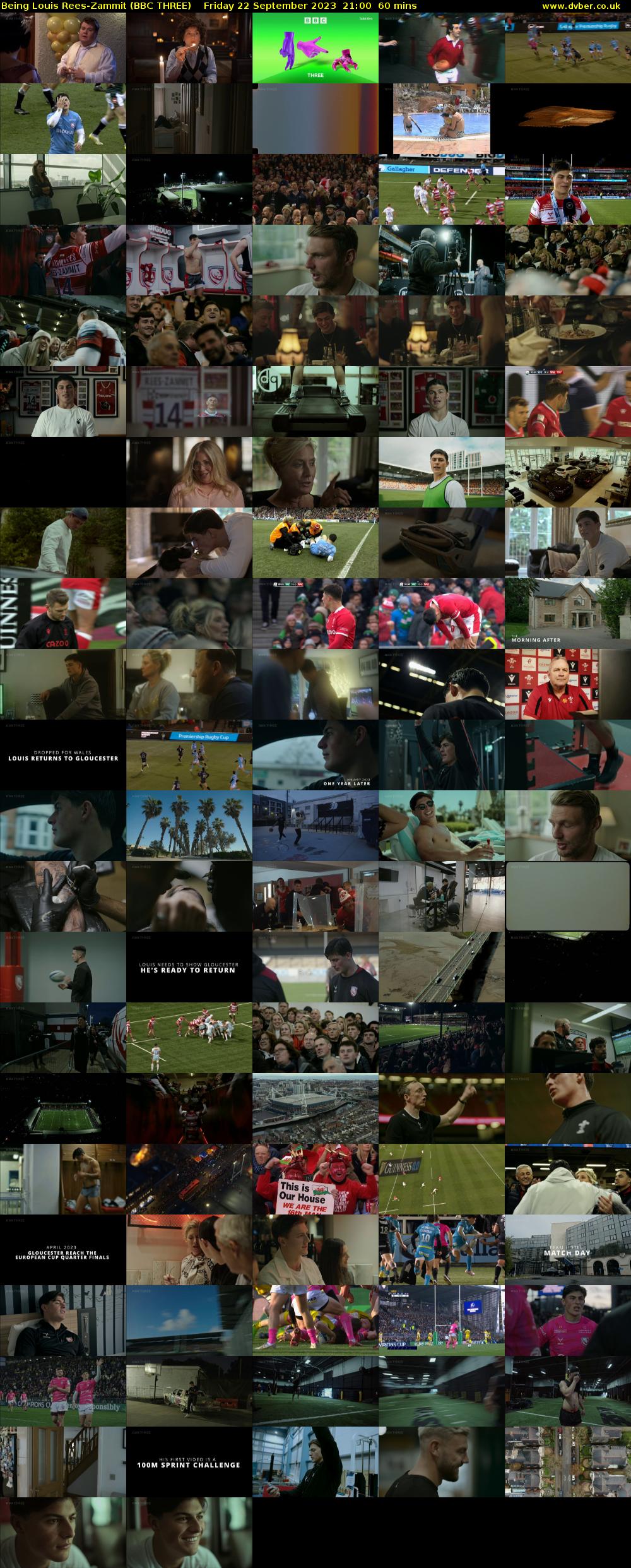 Being Louis Rees-Zammit (BBC THREE) Friday 22 September 2023 21:00 - 22:00