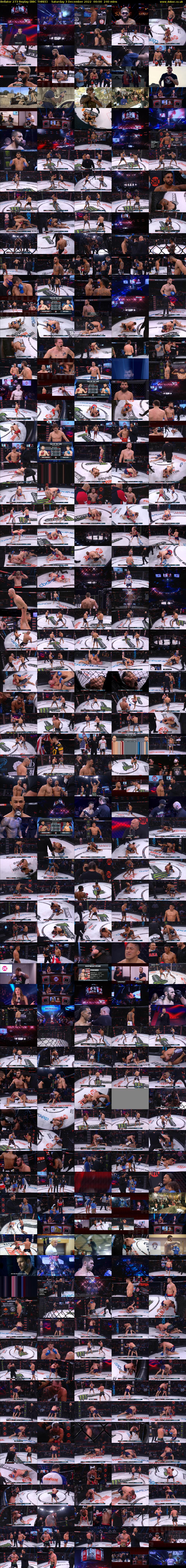 Bellator 273 Replay (BBC THREE) Saturday 3 December 2022 00:00 - 04:00