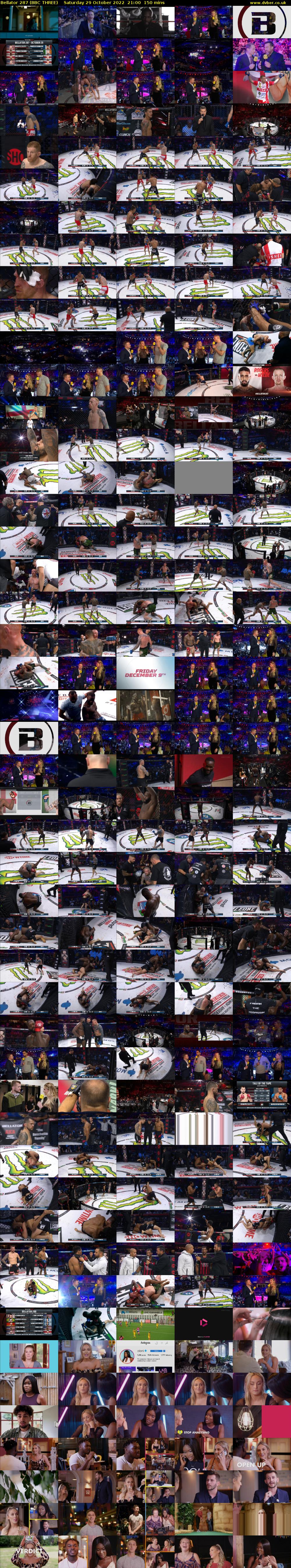 Bellator 287 (BBC THREE) Saturday 29 October 2022 21:00 - 23:30