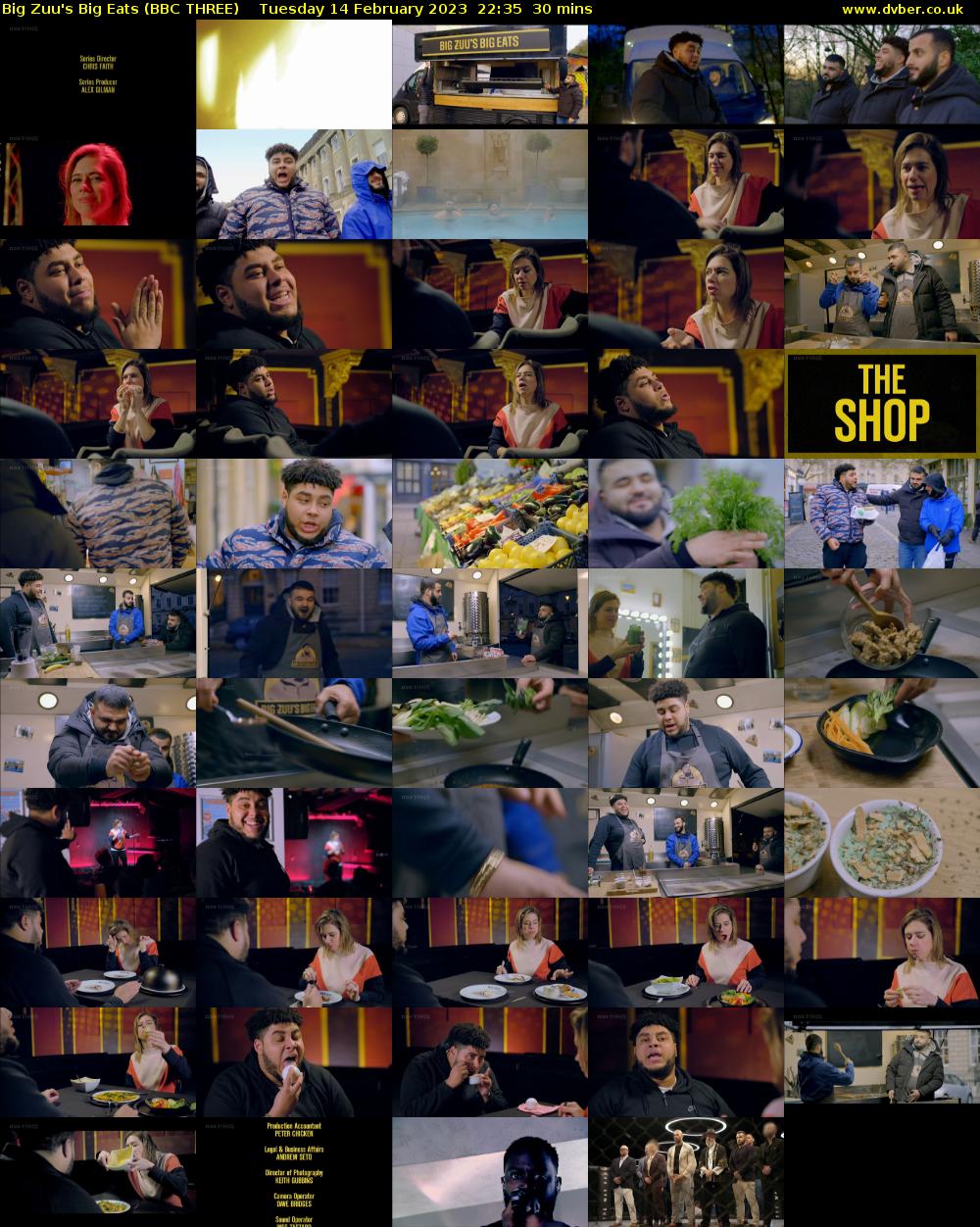 Big Zuu's Big Eats (BBC THREE) Tuesday 14 February 2023 22:35 - 23:05