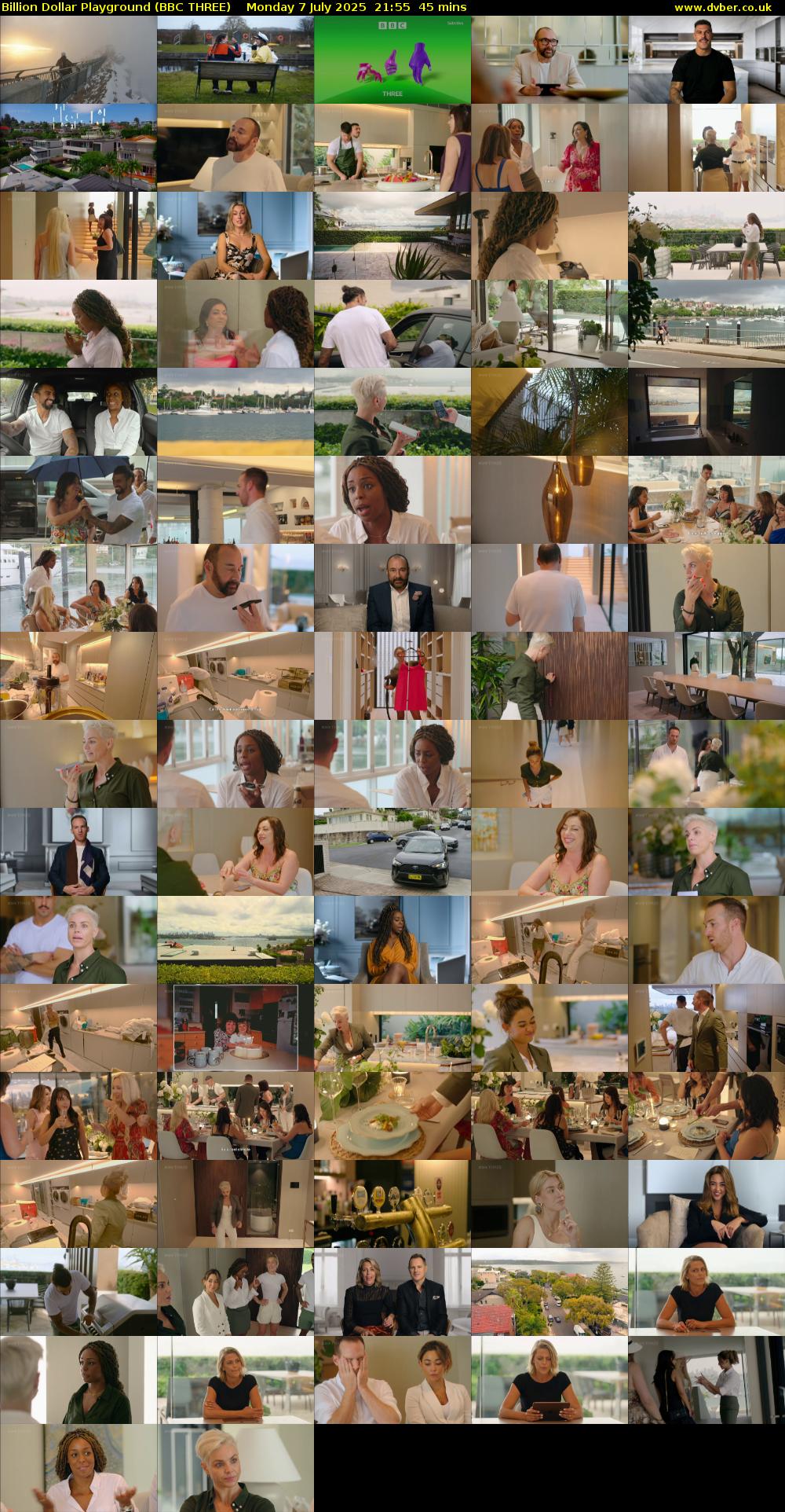 Billion Dollar Playground (BBC THREE) Monday 7 July 2025 21:55 - 22:40