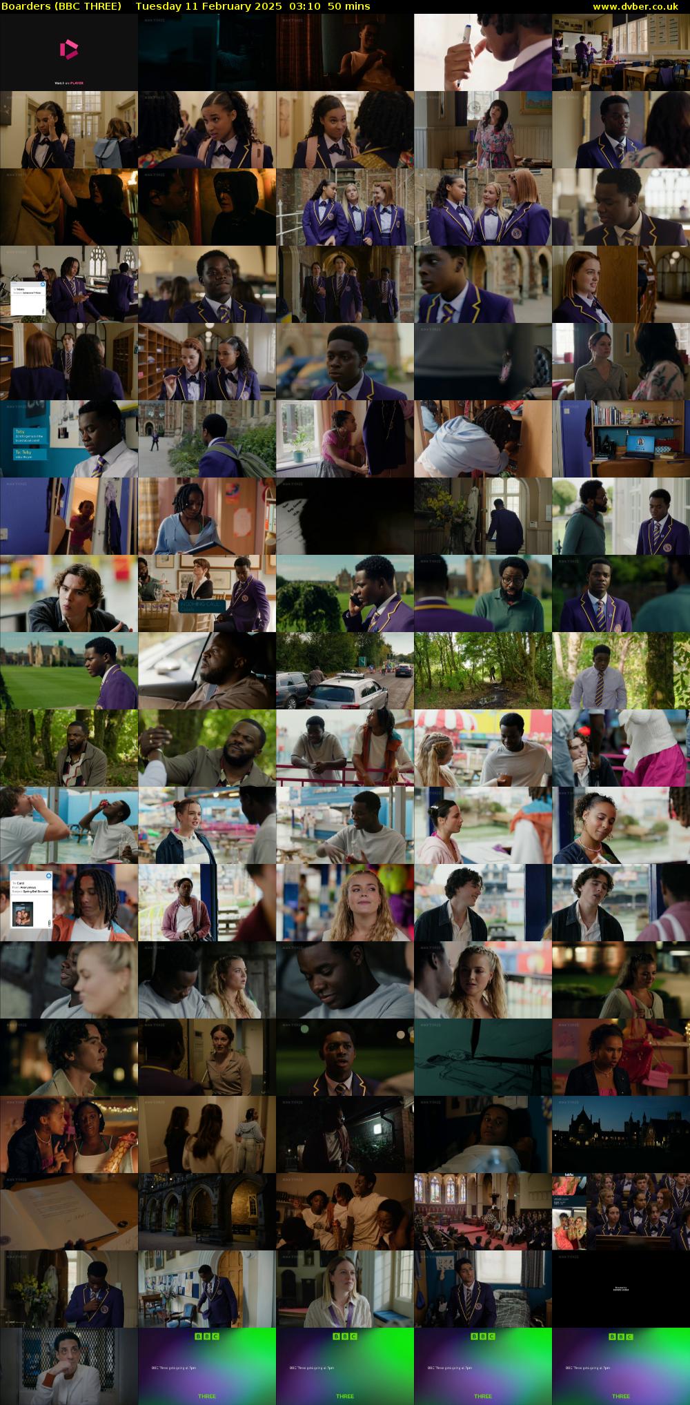 Boarders (BBC THREE) Tuesday 11 February 2025 03:10 - 04:00