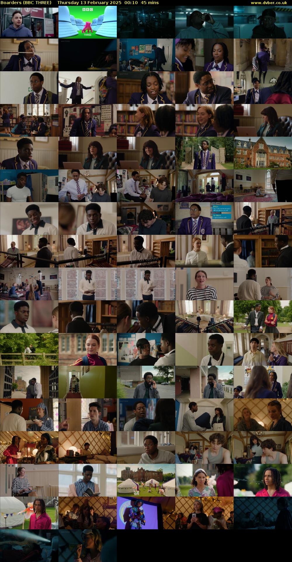 Boarders (BBC THREE) Thursday 13 February 2025 00:10 - 00:55