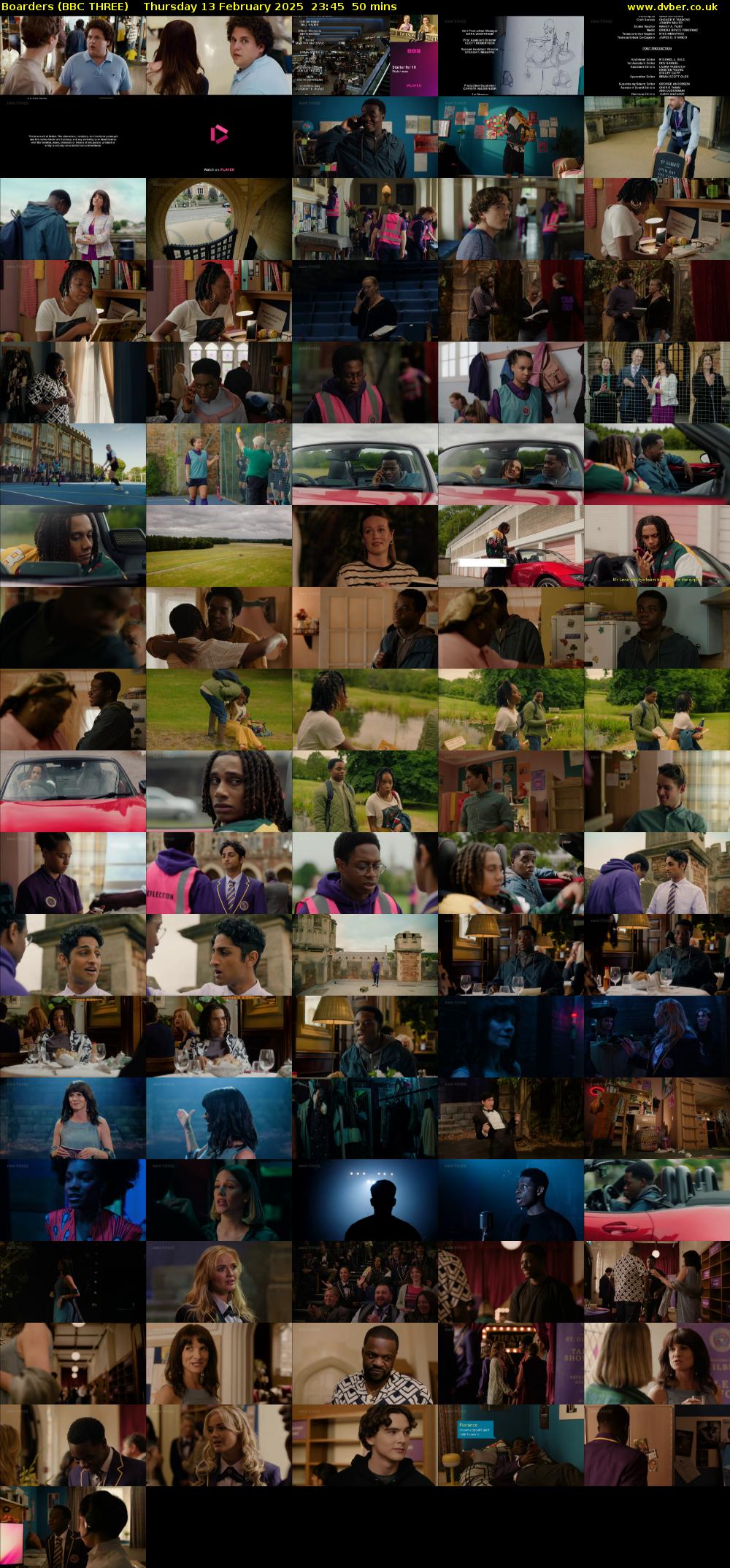Boarders (BBC THREE) Thursday 13 February 2025 23:45 - 00:35
