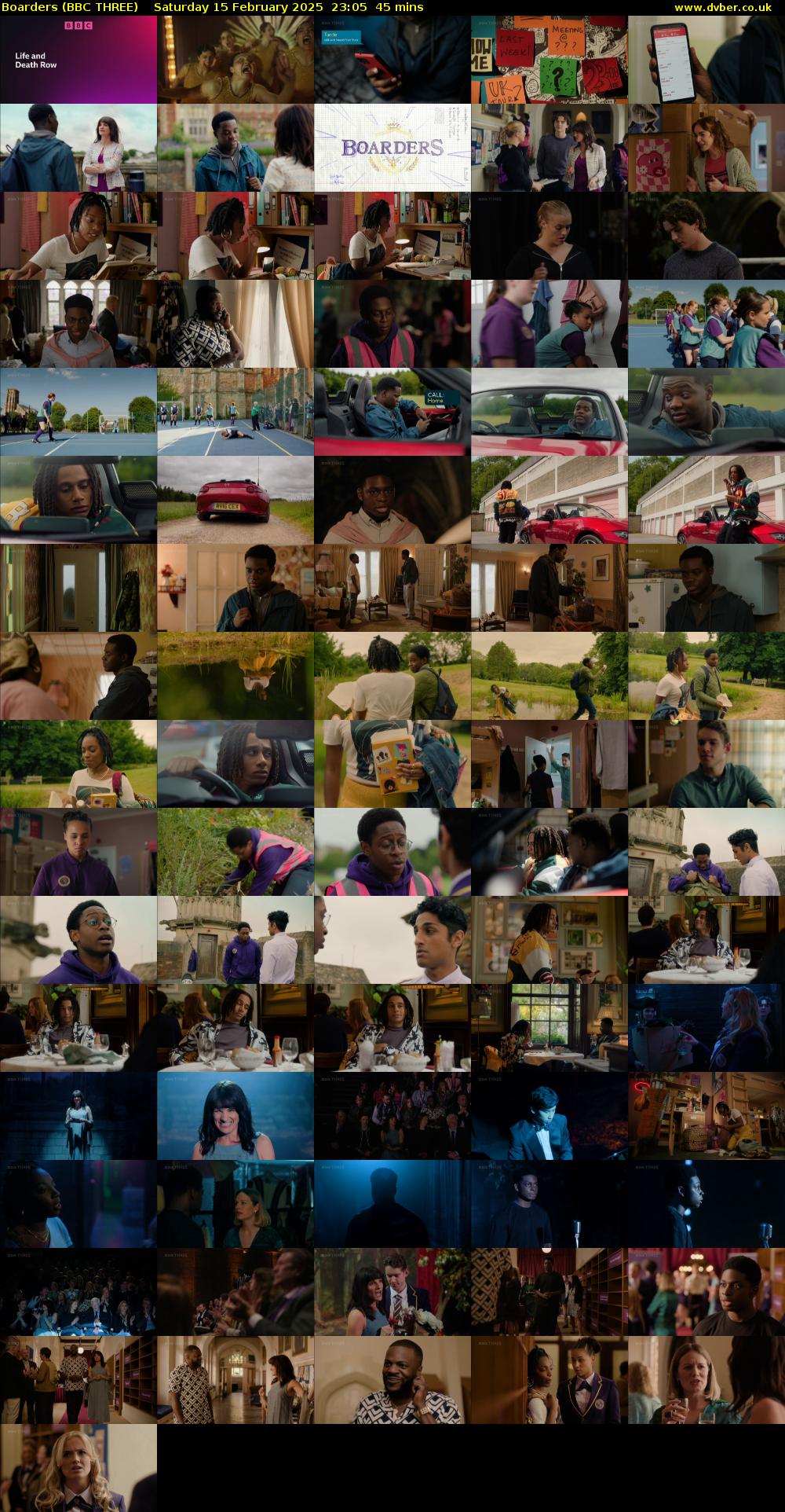 Boarders (BBC THREE) Saturday 15 February 2025 23:05 - 23:50
