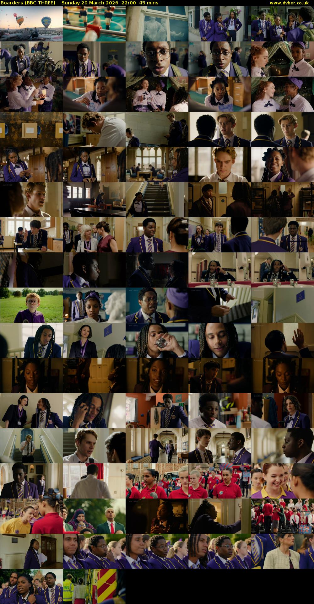 Boarders (BBC THREE) Sunday 29 March 2026 22:00 - 22:45