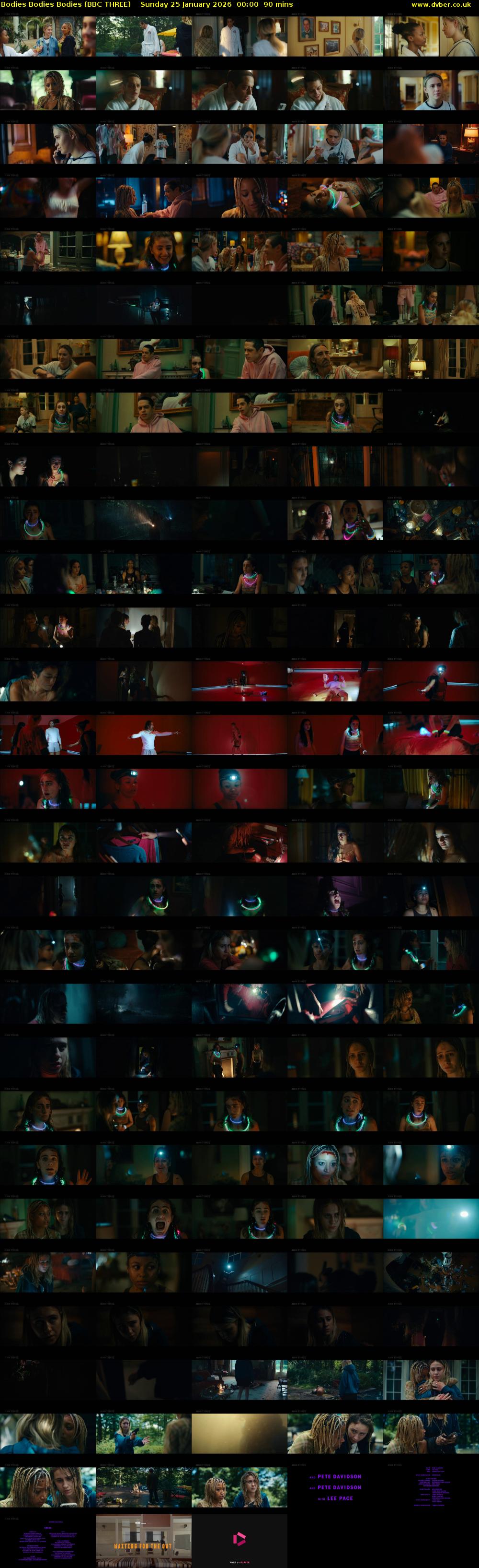 Bodies Bodies Bodies (BBC THREE) Sunday 25 January 2026 00:00 - 01:30