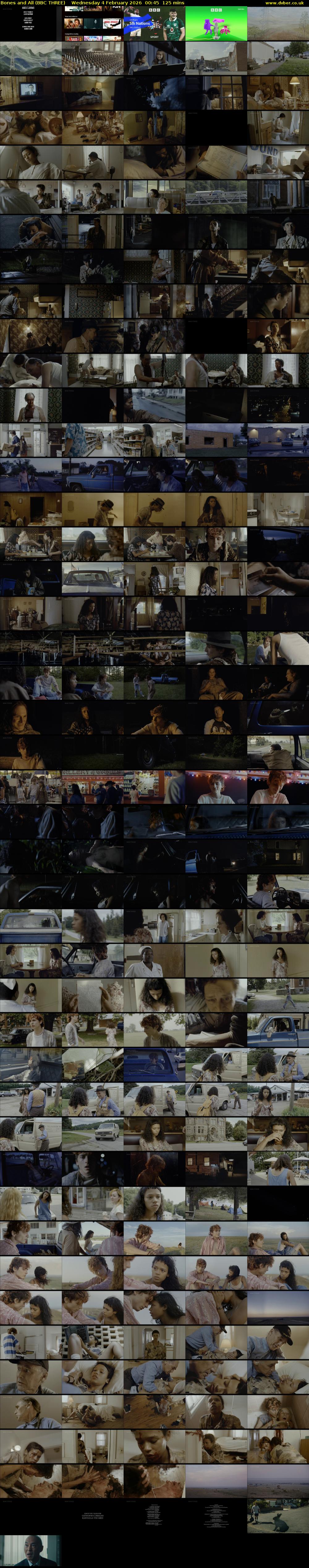 Bones and All (BBC THREE) Wednesday 4 February 2026 00:45 - 02:50