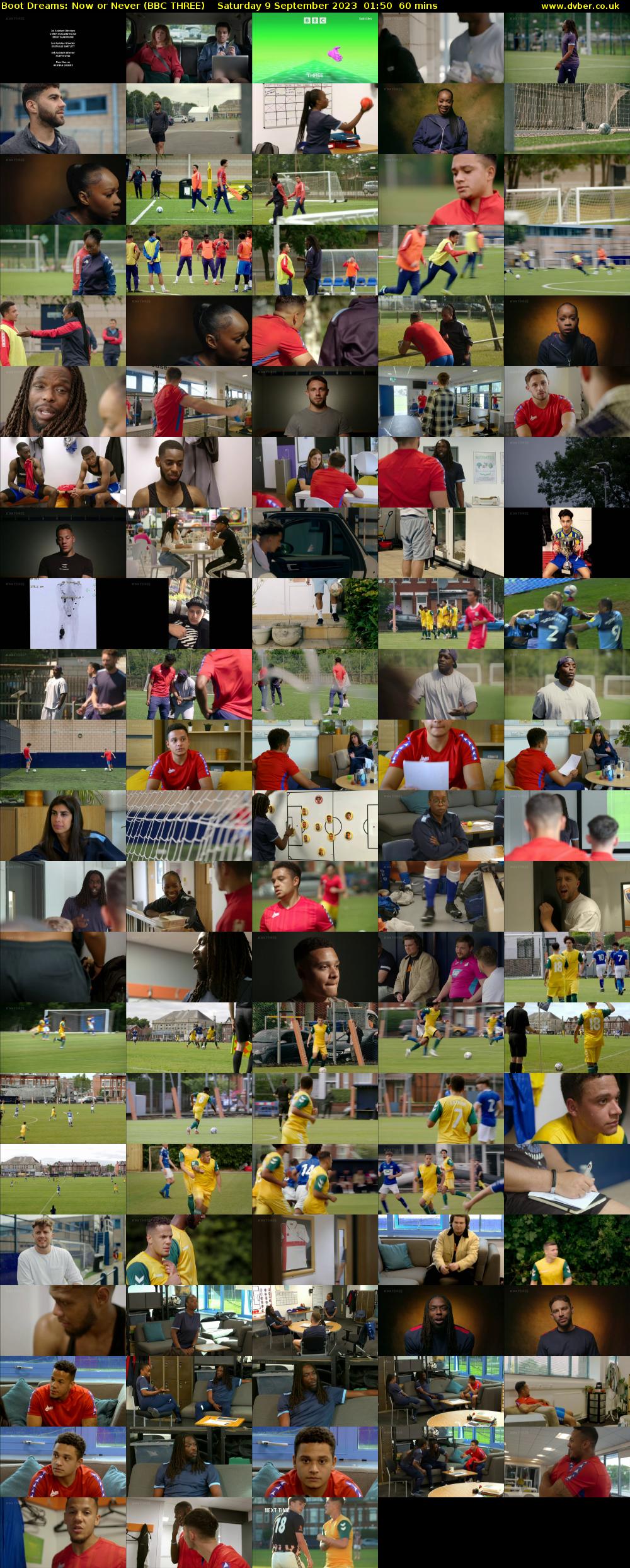 Boot Dreams: Now or Never (BBC THREE) Saturday 9 September 2023 01:50 - 02:50