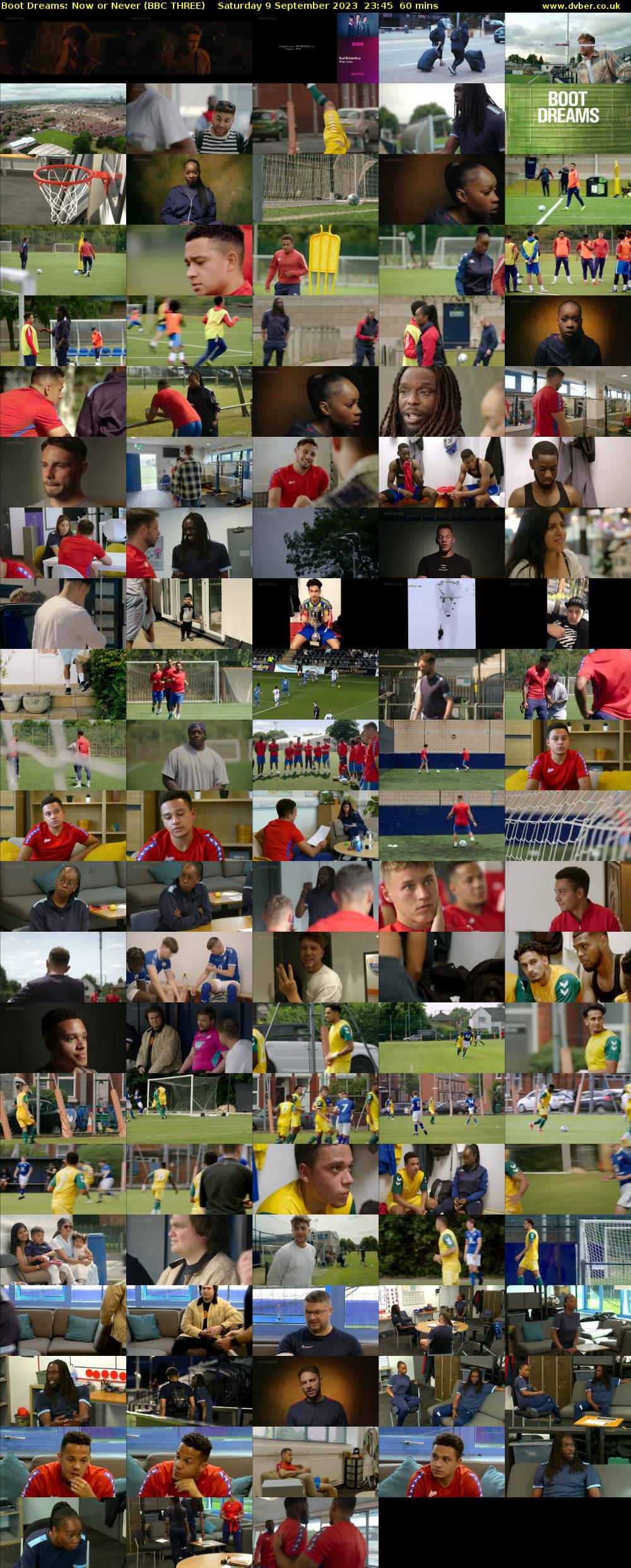 Boot Dreams: Now or Never (BBC THREE) Saturday 9 September 2023 23:45 - 00:45