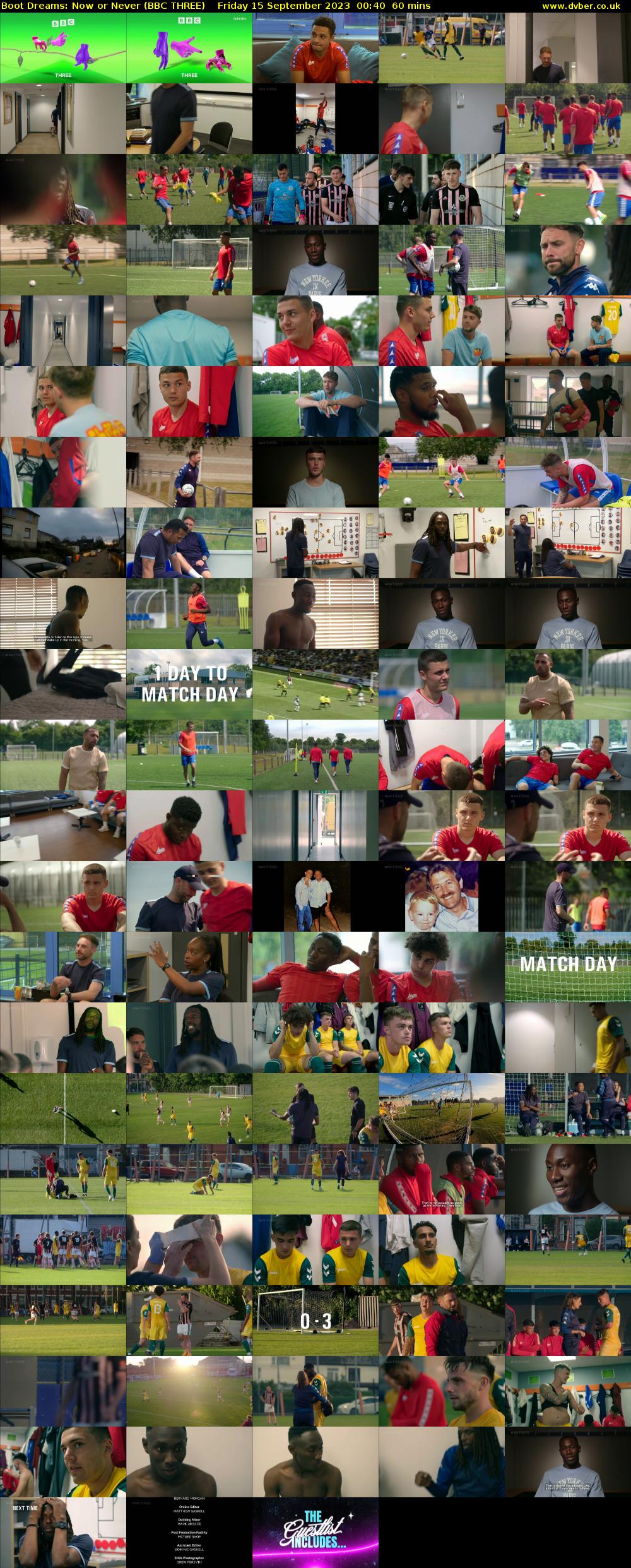 Boot Dreams: Now or Never (BBC THREE) Friday 15 September 2023 00:40 - 01:40
