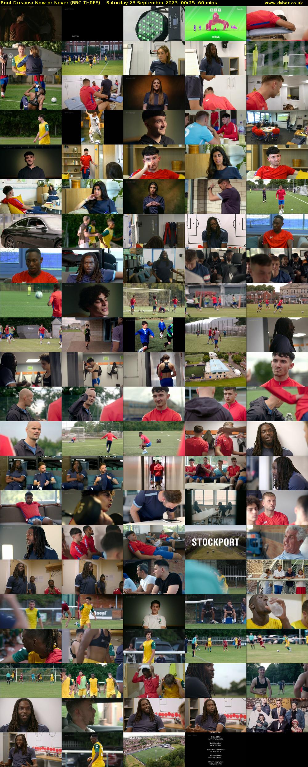 Boot Dreams: Now or Never (BBC THREE) Saturday 23 September 2023 00:25 - 01:25