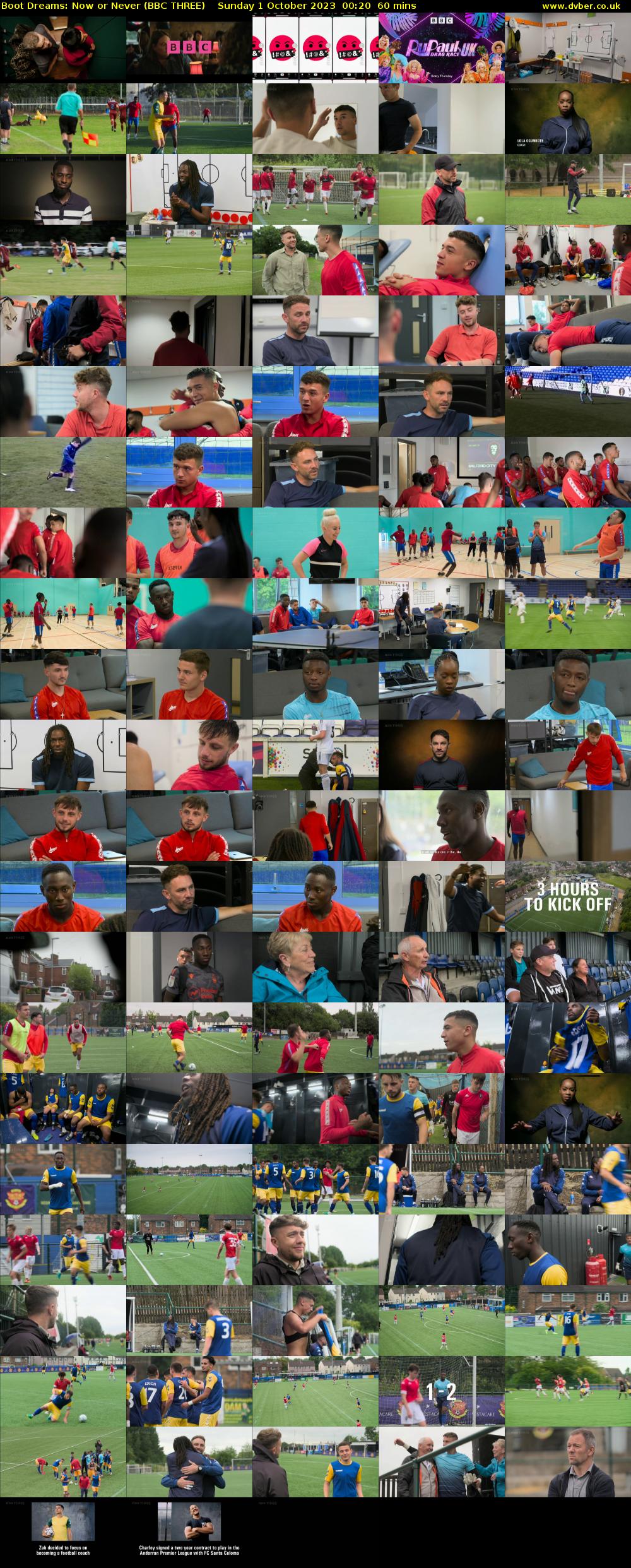 Boot Dreams: Now or Never (BBC THREE) Sunday 1 October 2023 00:20 - 01:20