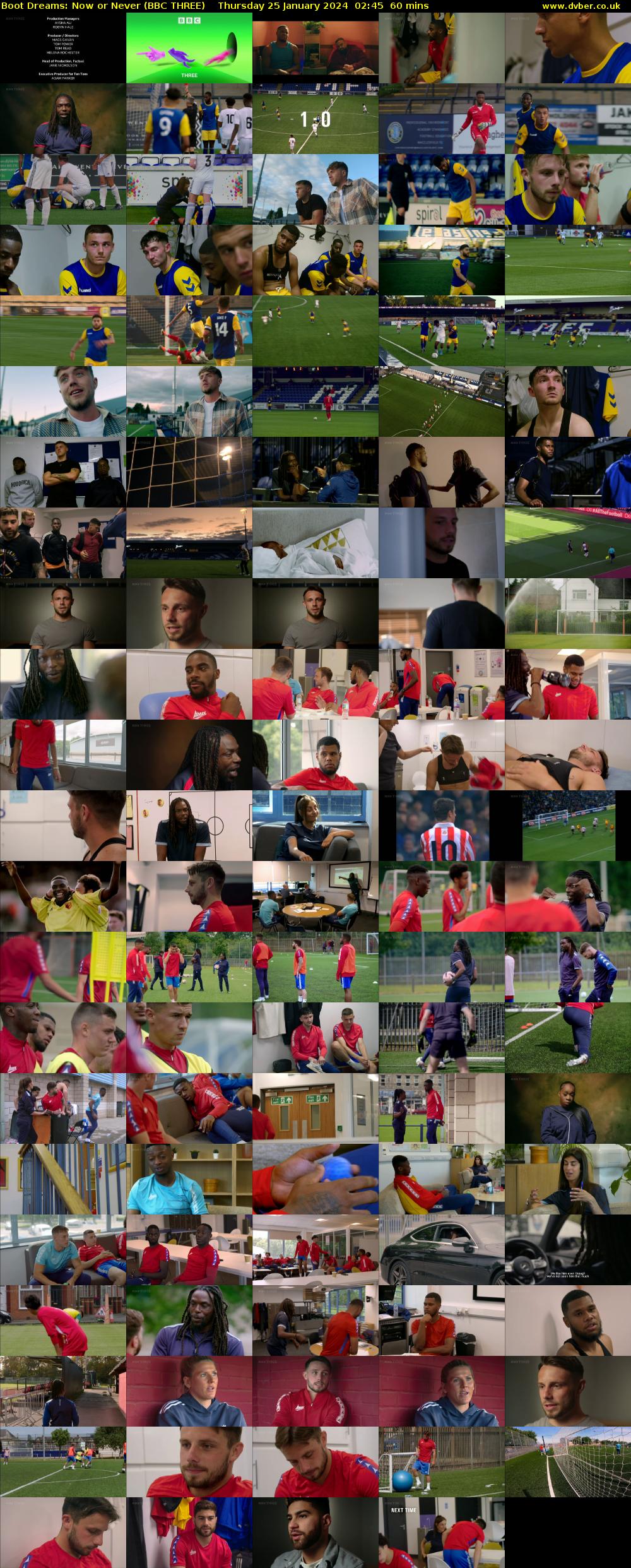 Boot Dreams: Now or Never (BBC THREE) Thursday 25 January 2024 02:45 - 03:45