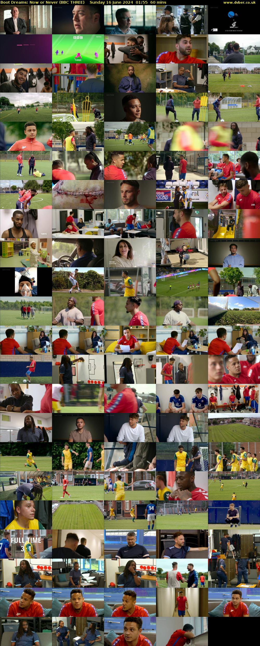 Boot Dreams: Now or Never (BBC THREE) Sunday 16 June 2024 01:55 - 02:55