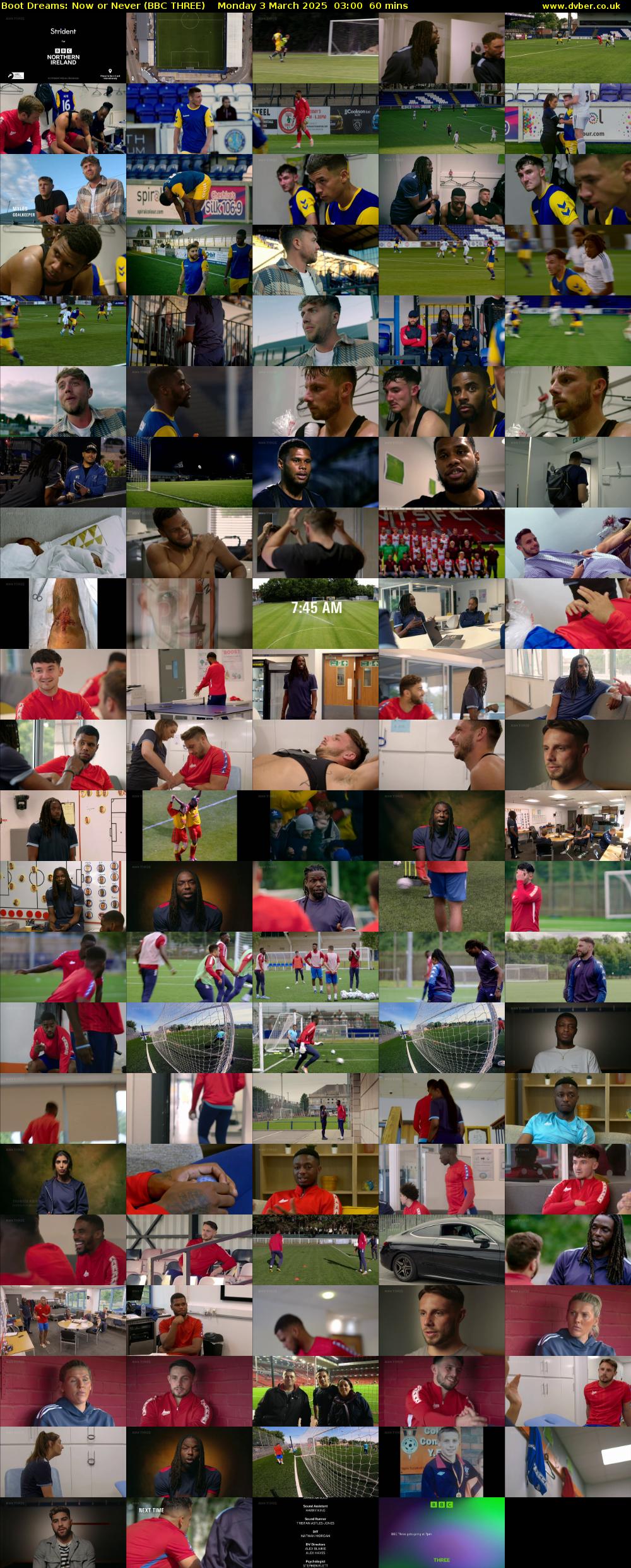 Boot Dreams: Now or Never (BBC THREE) Monday 3 March 2025 03:00 - 04:00