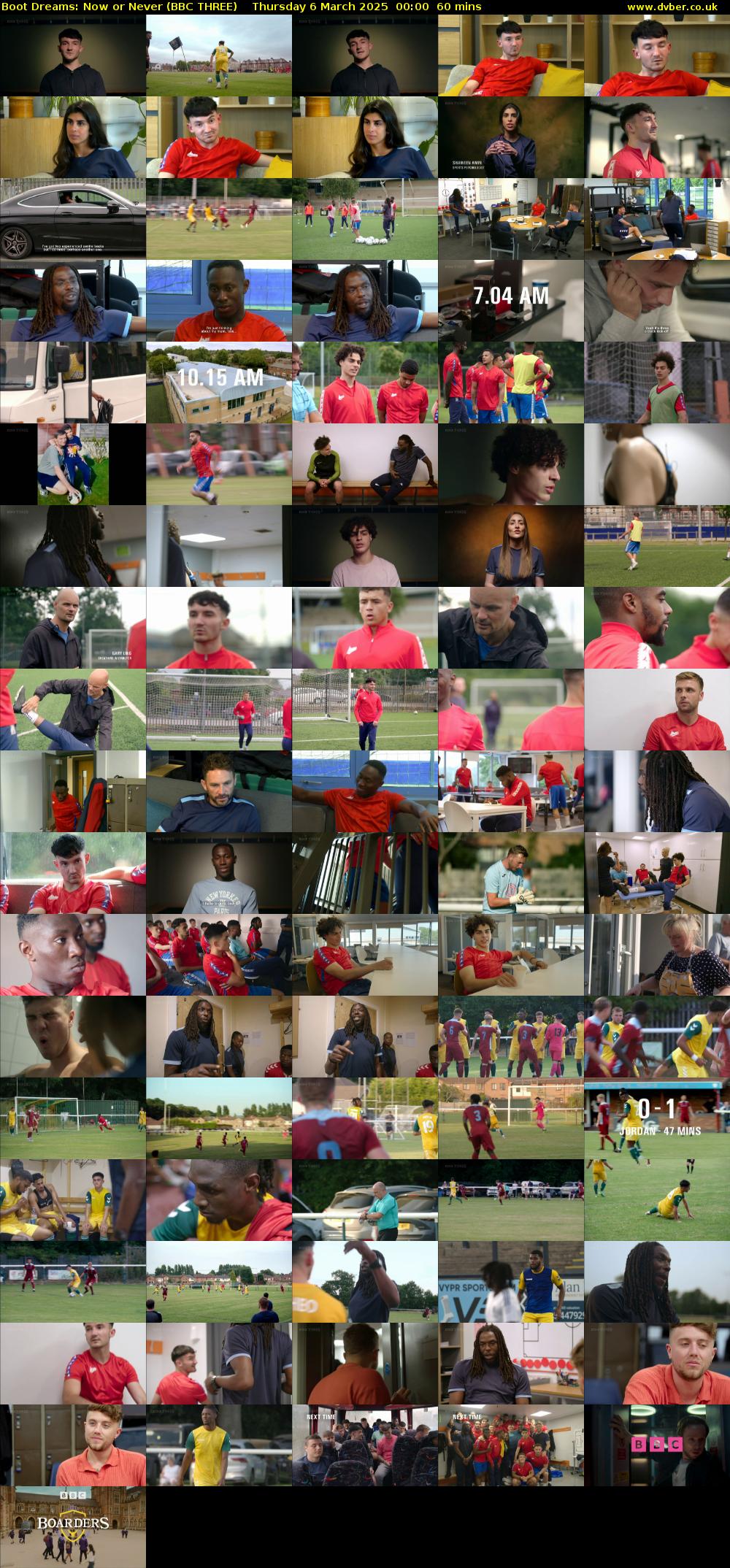 Boot Dreams: Now or Never (BBC THREE) Thursday 6 March 2025 00:00 - 01:00