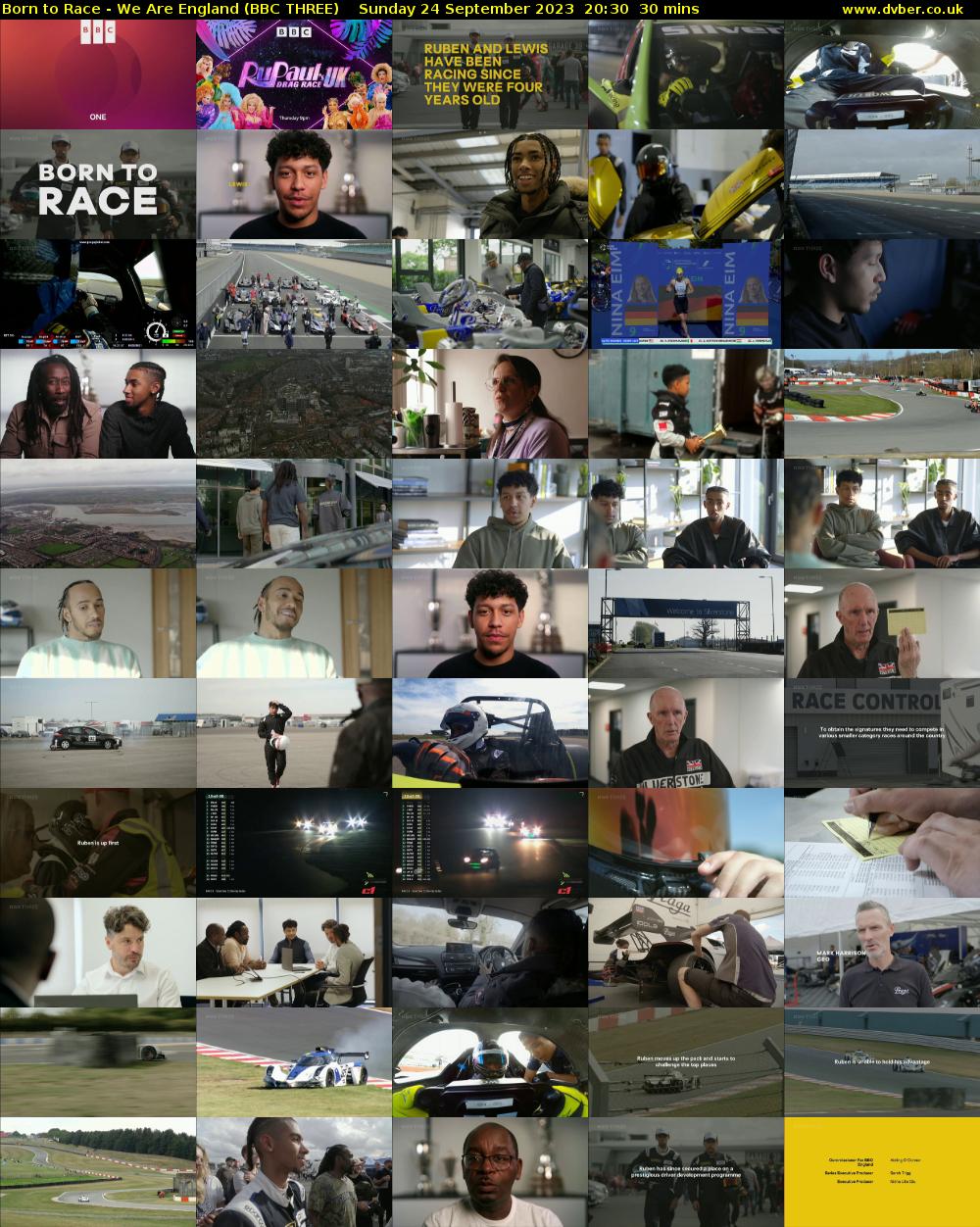Born to Race - We Are England (BBC THREE) Sunday 24 September 2023 20:30 - 21:00