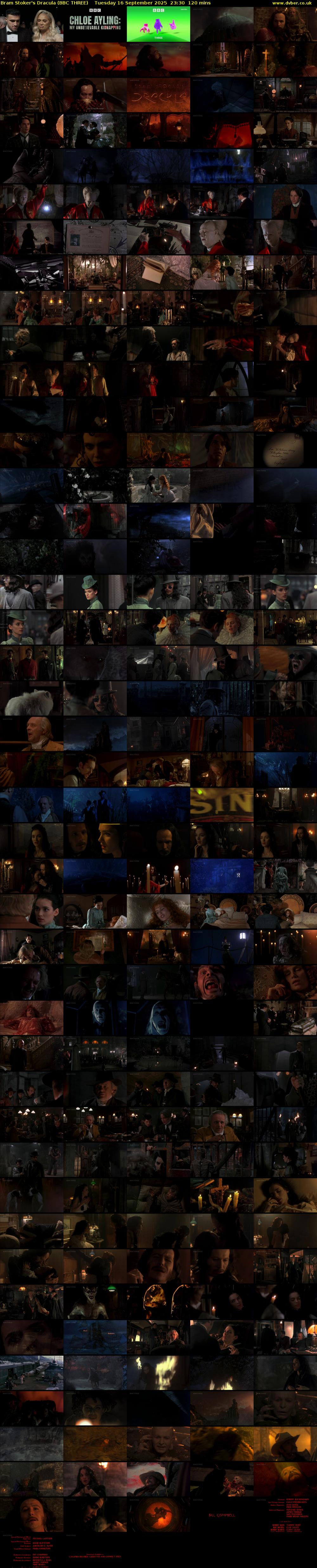 Bram Stoker's Dracula (BBC THREE) Tuesday 16 September 2025 23:30 - 01:30