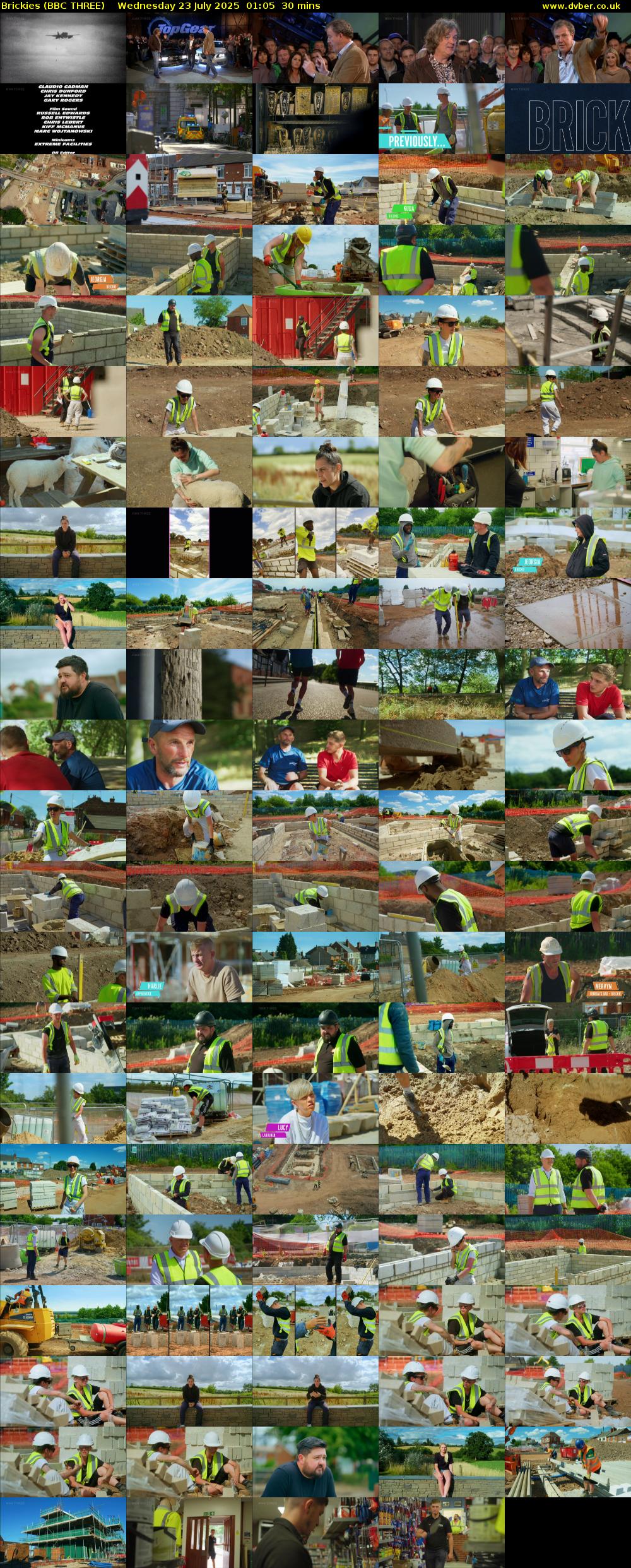 Brickies (BBC THREE) Wednesday 23 July 2025 01:05 - 01:35