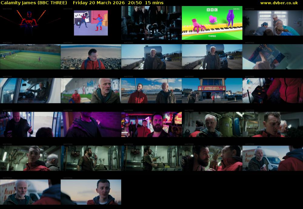 Calamity James (BBC THREE) Friday 20 March 2026 20:50 - 21:05