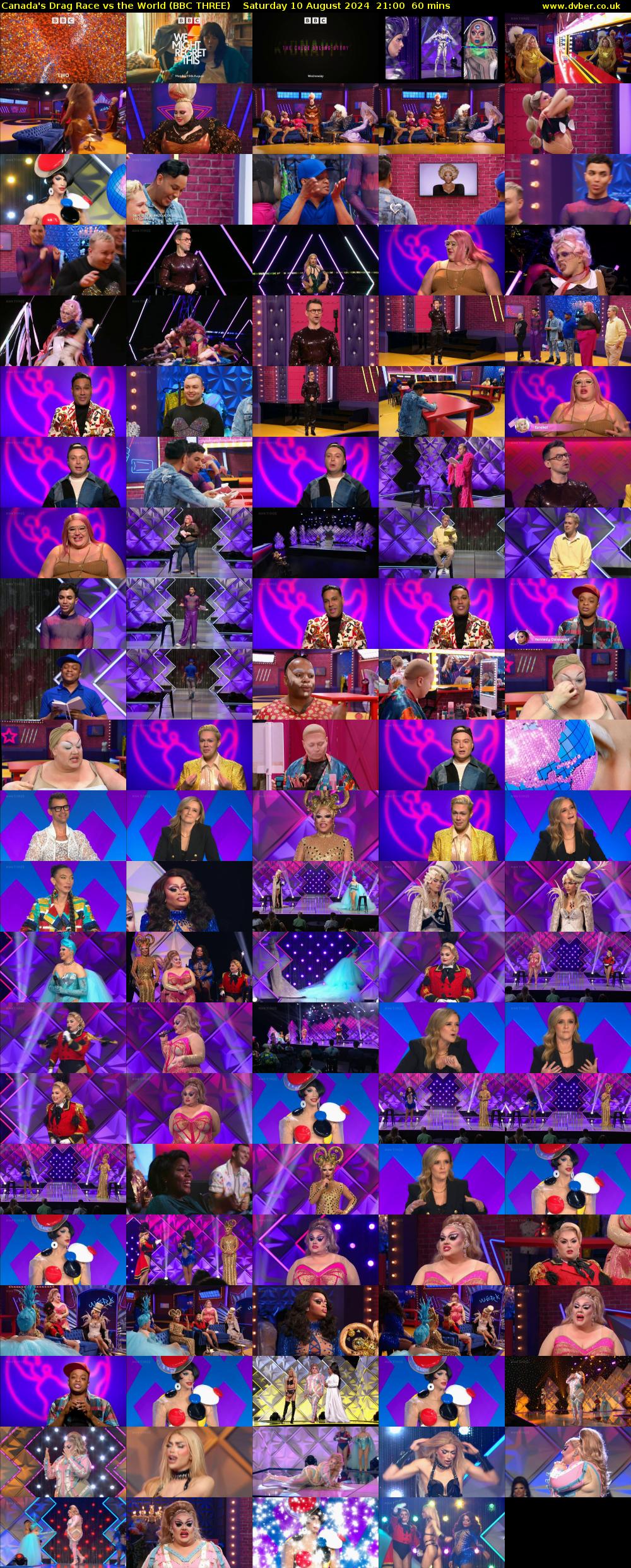 Canada's Drag Race vs the World (BBC THREE) Saturday 10 August 2024 21:00 - 22:00